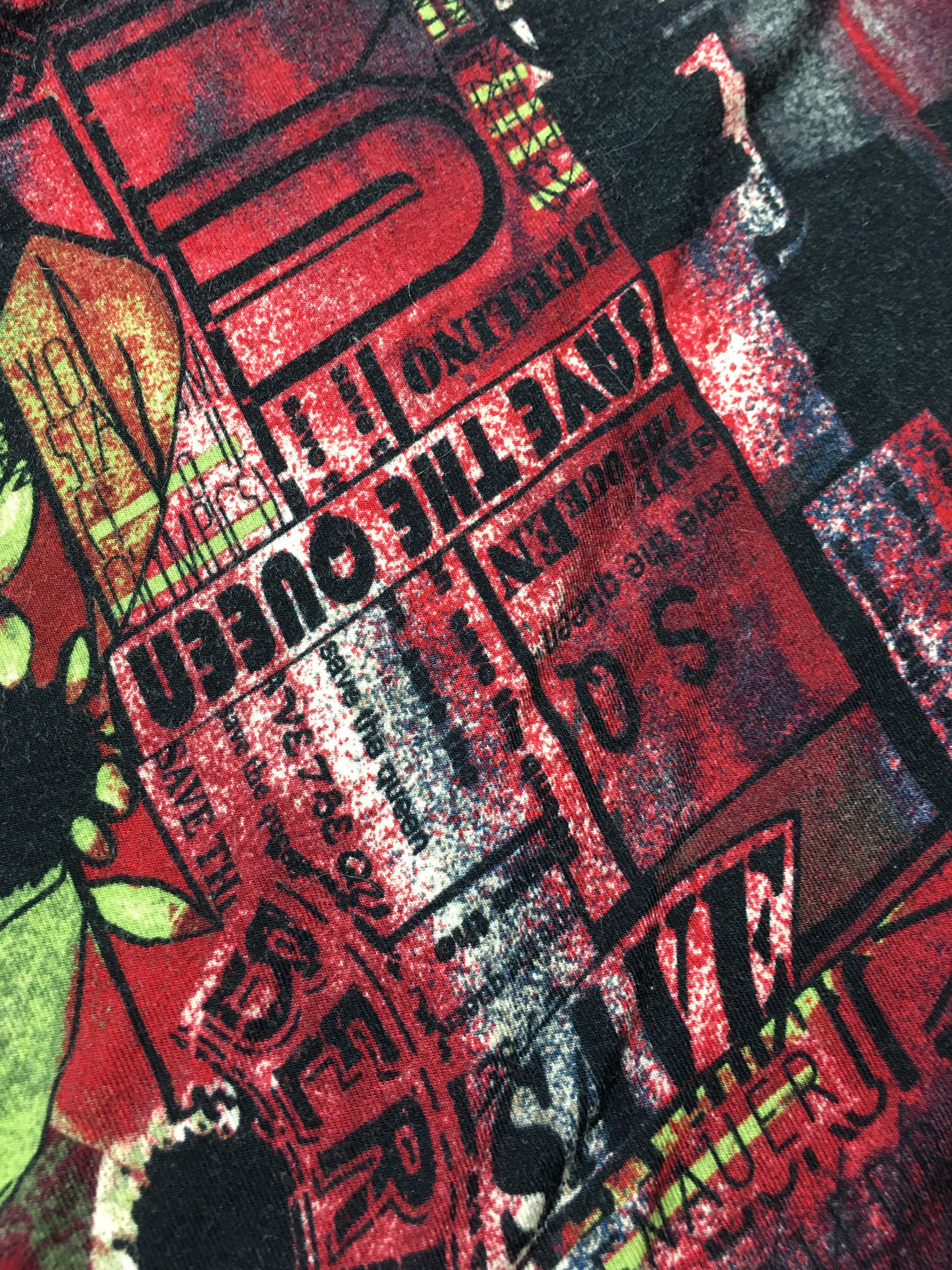 Japanese Brand Save The Queen Graphic Art Print Knit Dress Black Size S Size S / US 4 / IT 40 - 8 Thumbnail