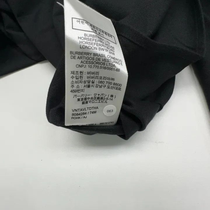 Burberry Burberry Burberry Black Logo Long Sleeve Shirt-2507 Size US L / EU 52-54 / 3 - 4 Thumbnail