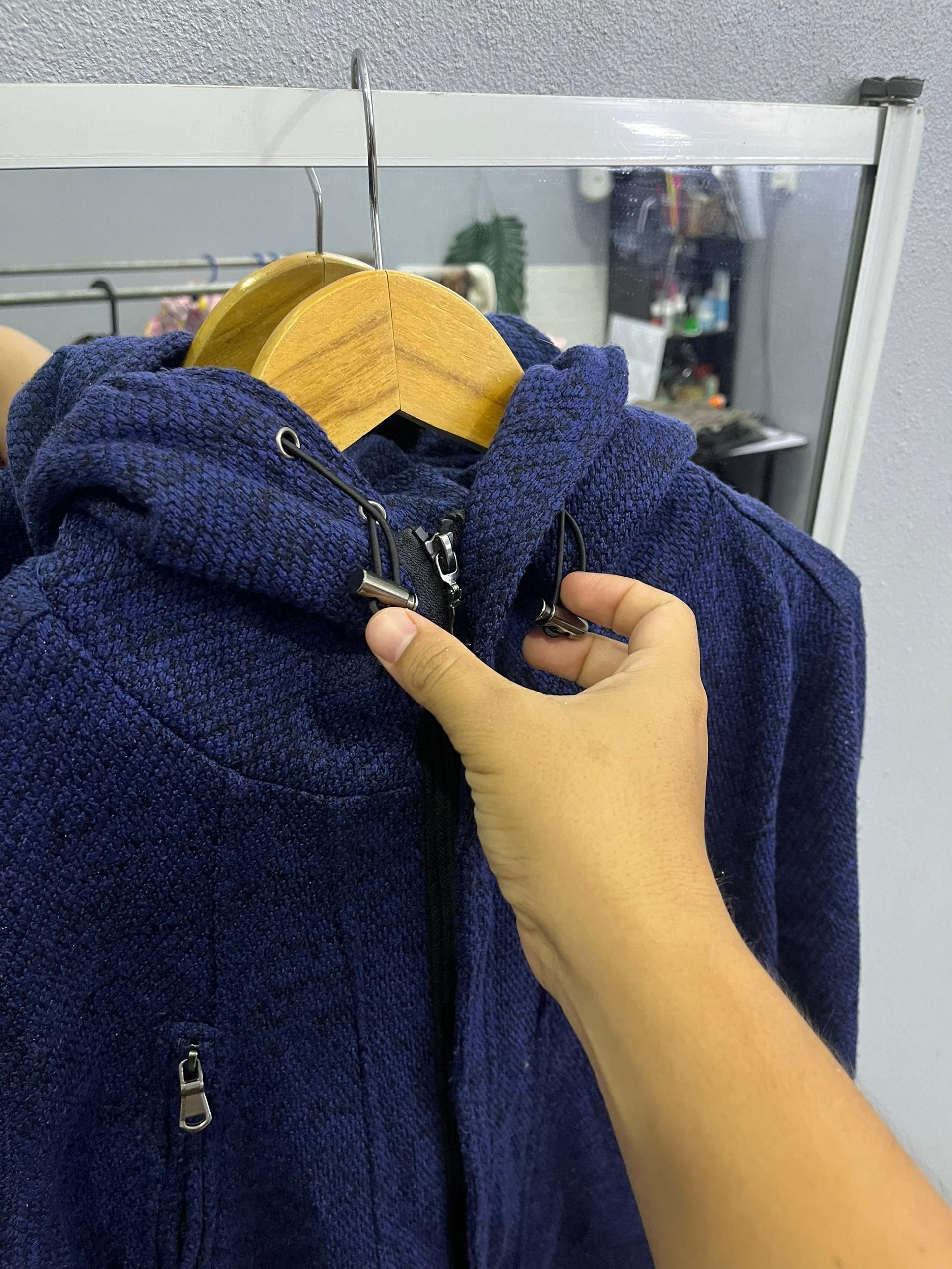 Japanese Brand Growth by Grail Textured Zip Hoodie Japan Size US M / EU 48-50 / 2 - 5 Thumbnail