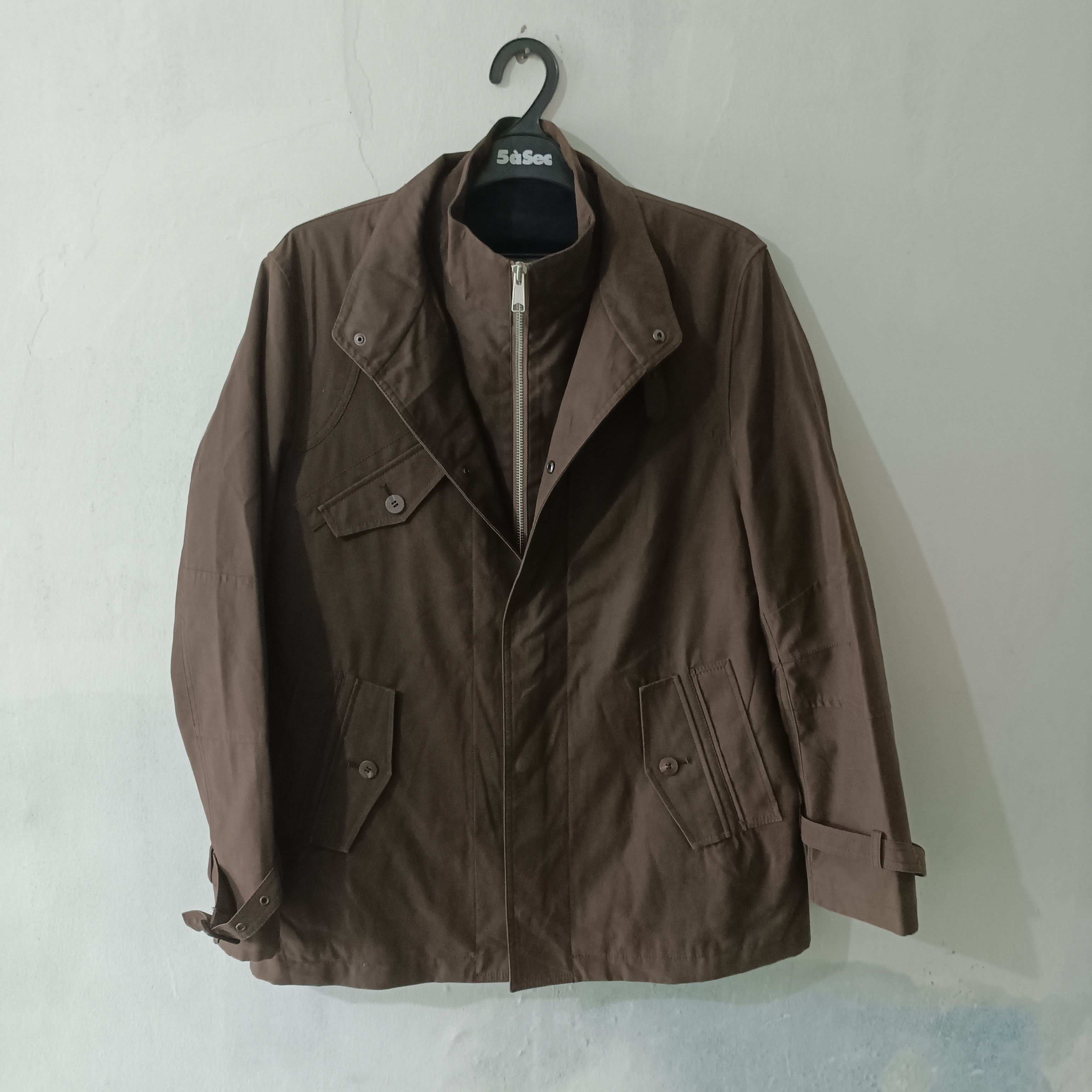 image of Vintage A.a.r Modular Layered Yohji Yamamoto Design Studio in Brown, Men's (Size XL)