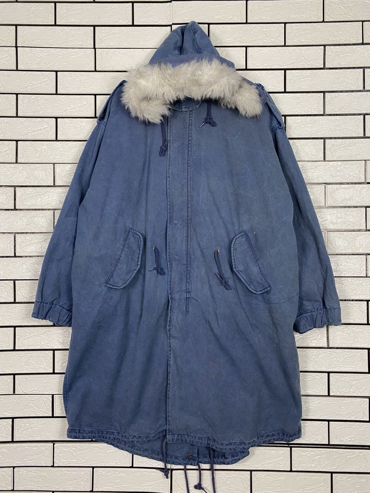 Japanese Brand Vintage Parka Jacket Military Faux Fur Hoodie Blanket Size US M / EU 48-50 / 2 - 2 Thumbnail