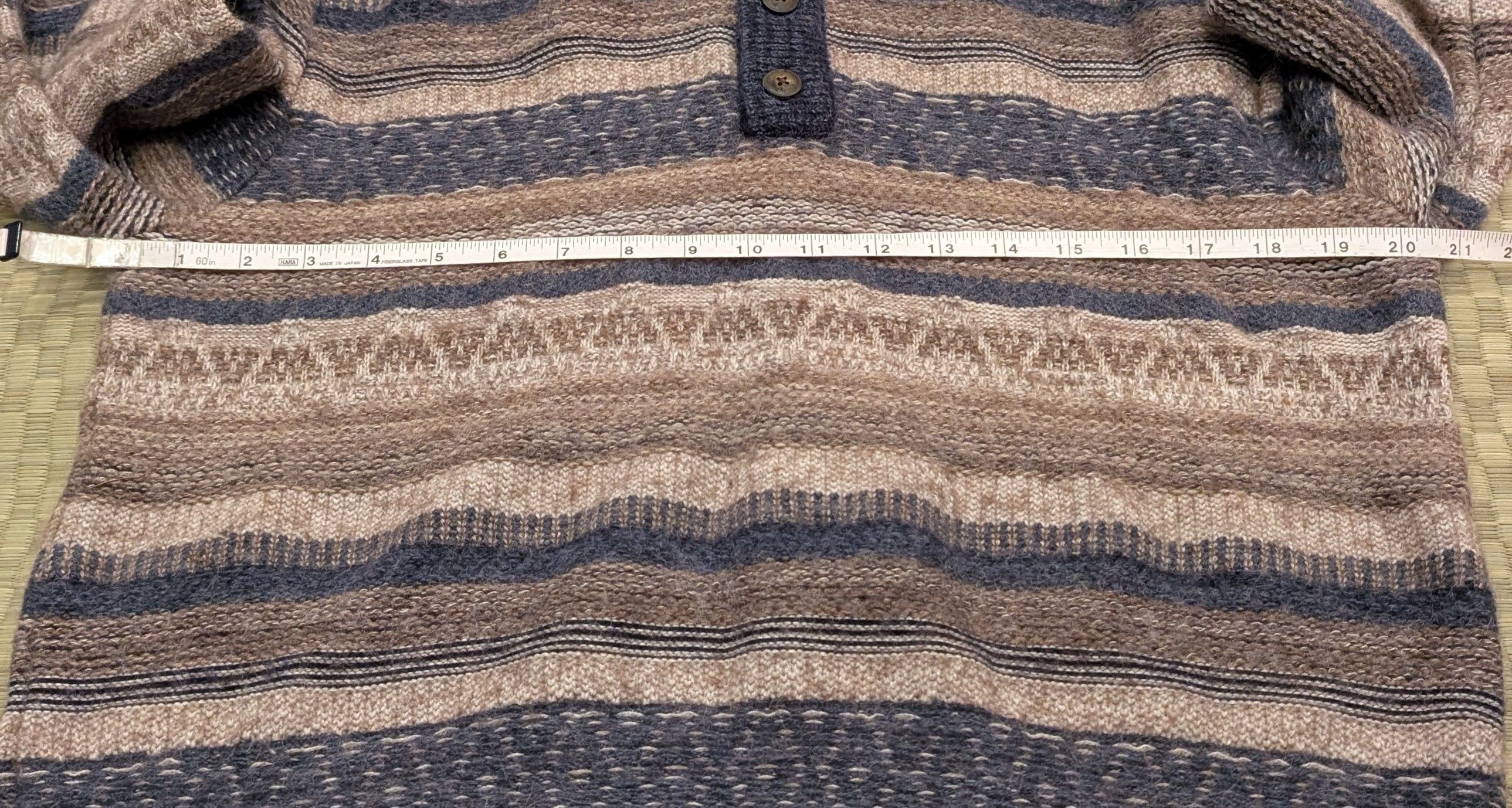 Faherty Faherty Baja Cotton Alpaca Henley Hoodie Made in Peru Size US L / EU 52-54 / 3 - 4 Thumbnail