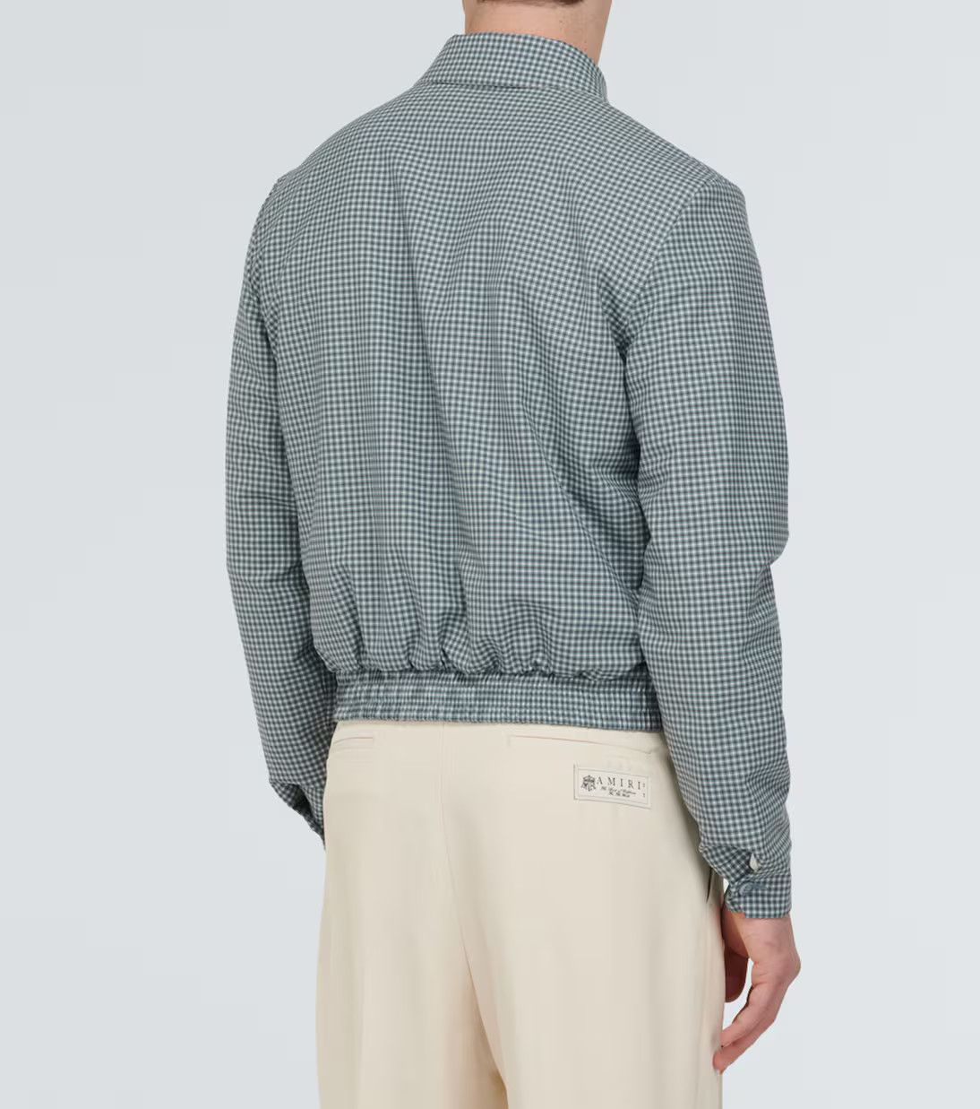 Amiri o1y0525 Logo Reversible Jacket in Sage Green Size US M / EU 48-50 / 2 - 3 Thumbnail
