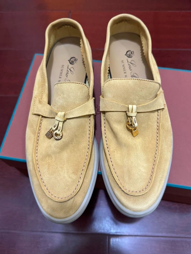Loro Piana LORO PIANA Spring and summer yellow loafers Size US 6.5 / IT 36.5 - 2 Thumbnail