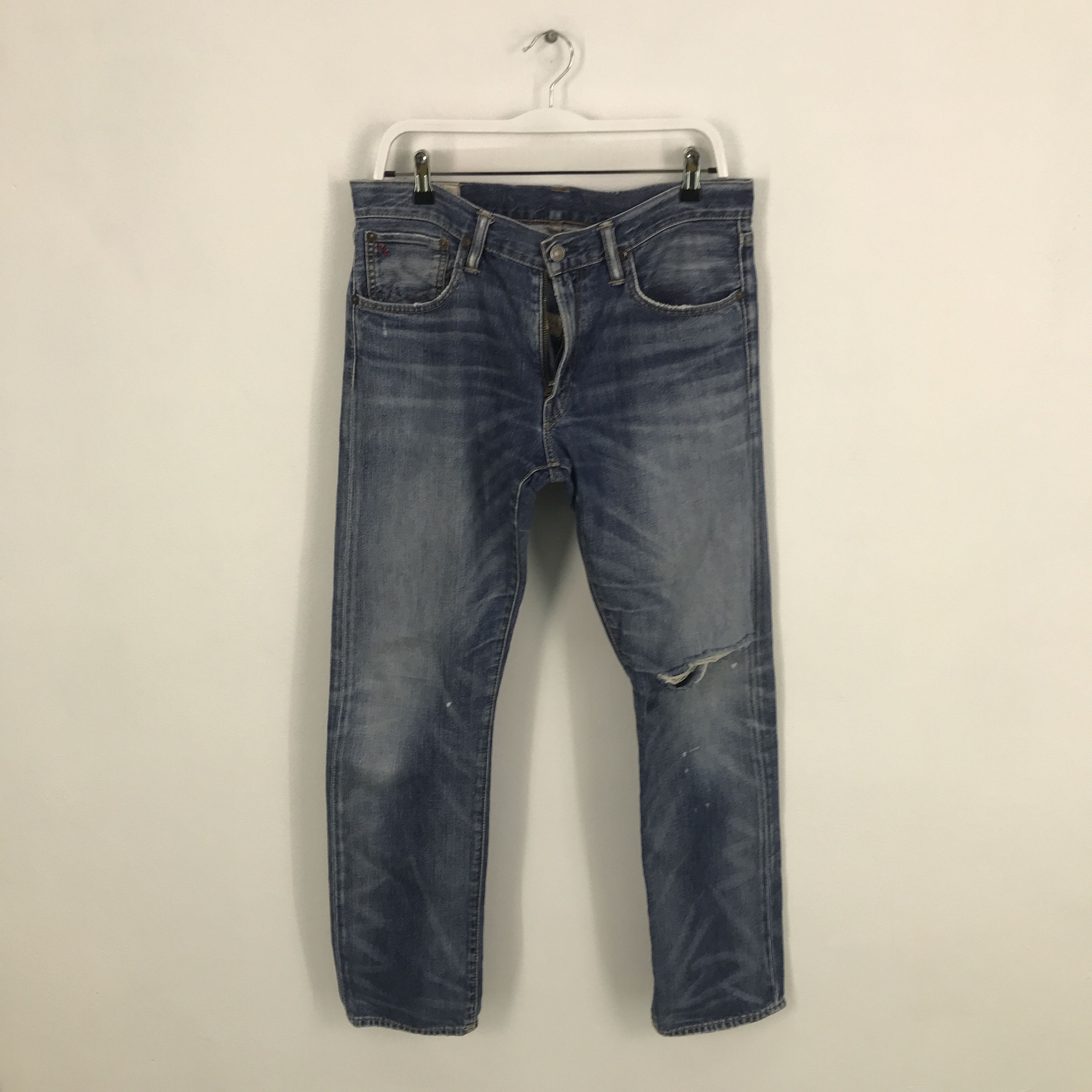 Polo Ralph Lauren Rare Polo Ralph Lauren distressed denim Jeans Size US 32 / EU 48 - 1 Thumbnail