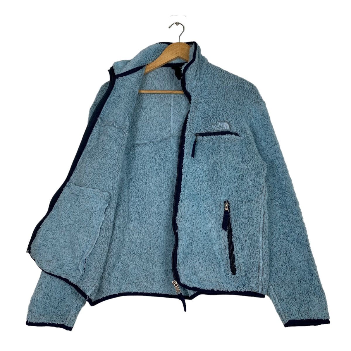 Polartec × The North Face THE NORTH FACE Polartec Light Blue Fleece Jacket #0988-C44 Size US M / EU 48-50 / 2 - 9 Thumbnail