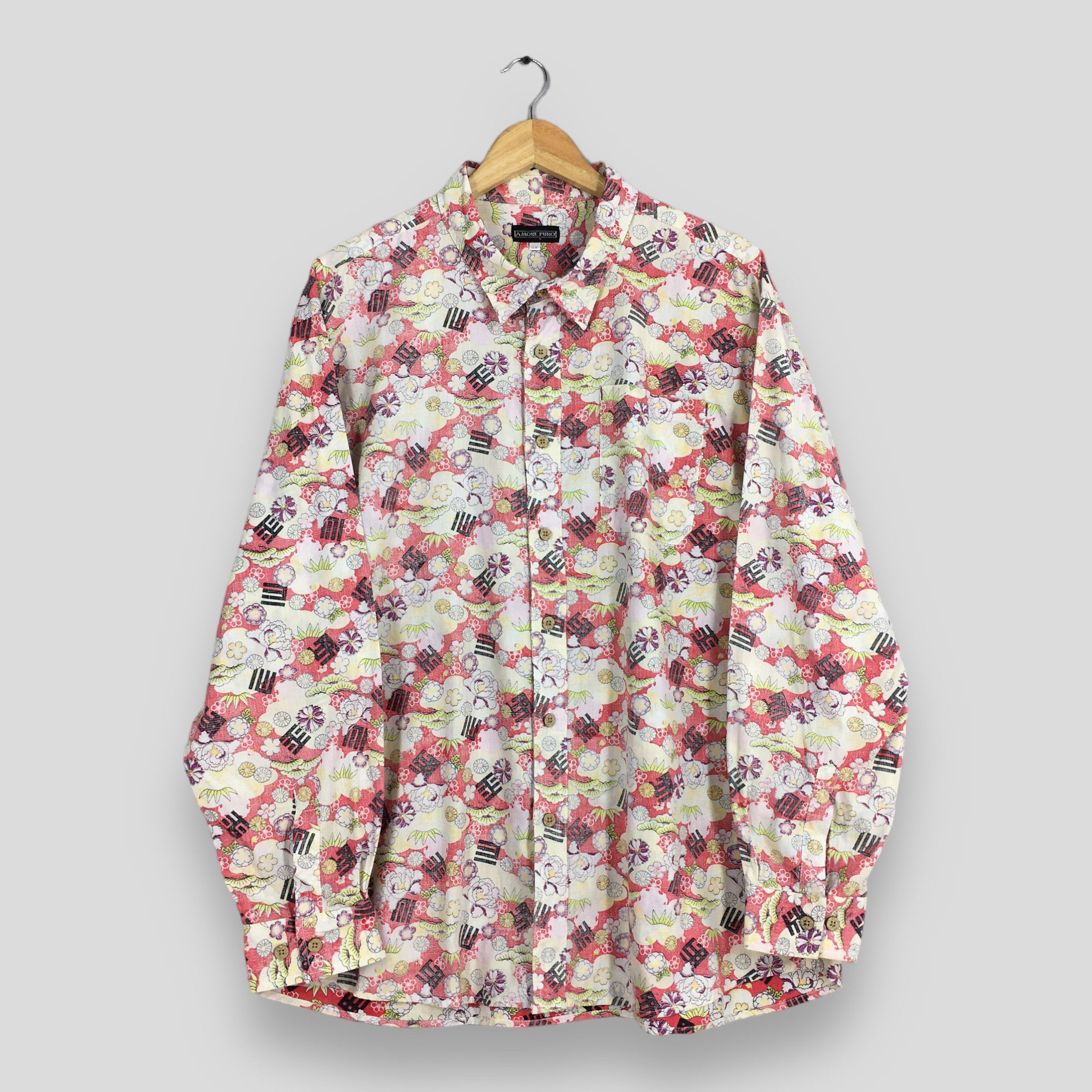 Vintage Vintage 80's Hawaiian Floral Art Cotton Shirt XLarge Size US XL / EU 56 / 4 - 1 Thumbnail