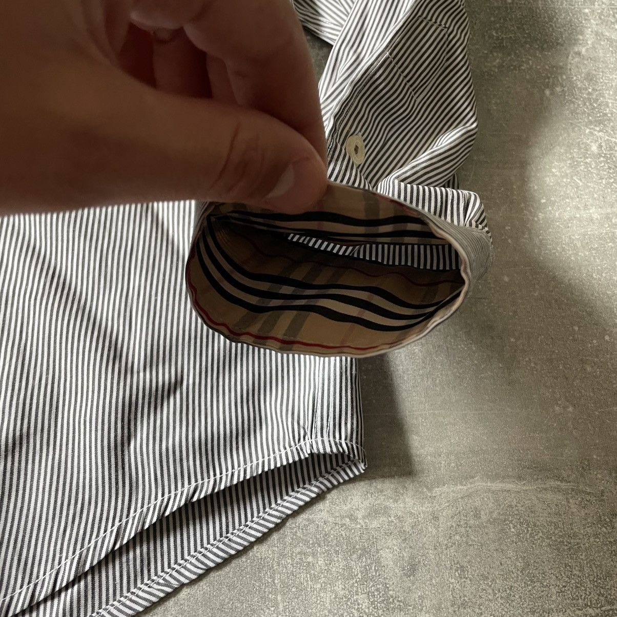 Burberry × Vintage Burberry Shirt nova check striped Old money luxury scotland Size US S / EU 44-46 / 1 - 4 Thumbnail