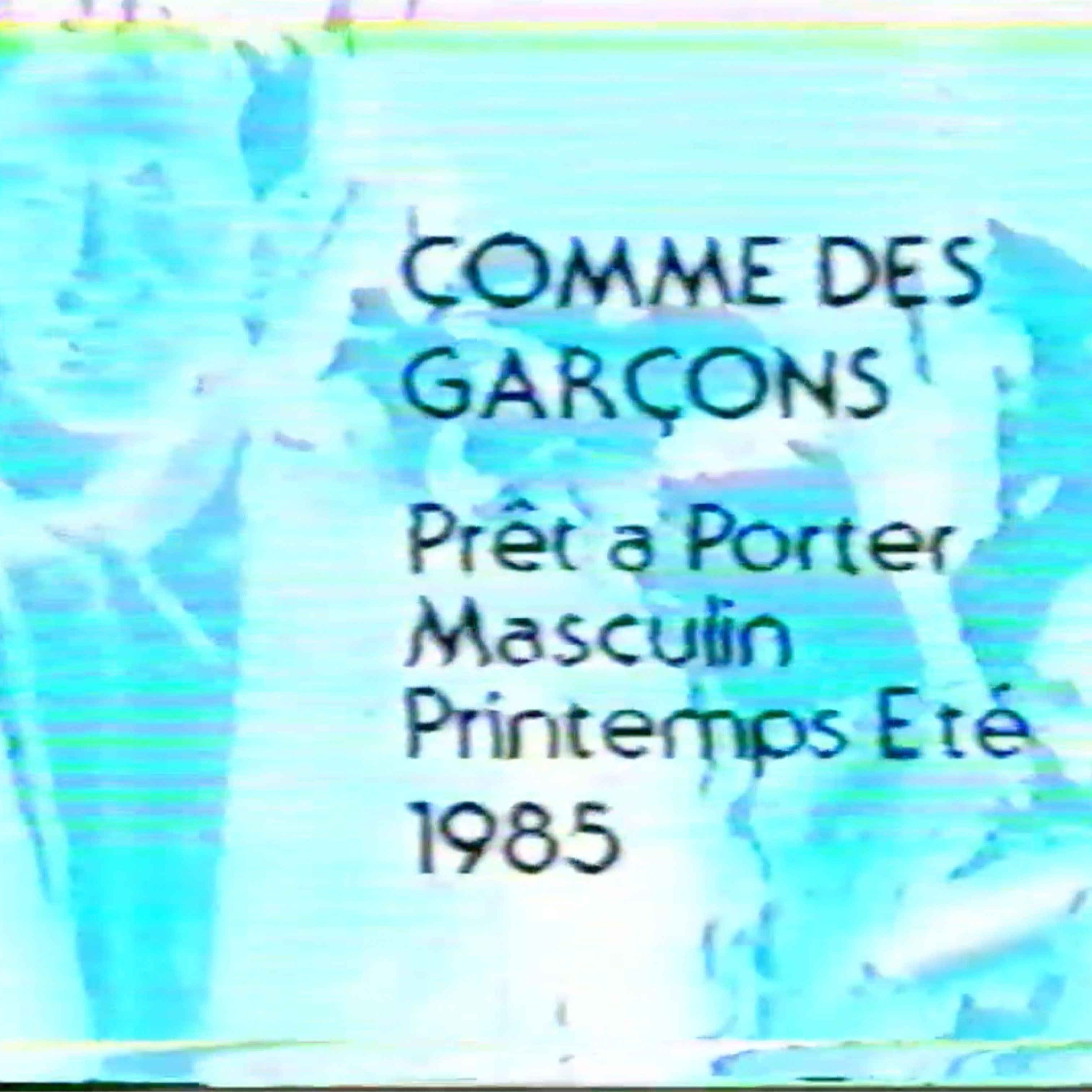 Comme des Garcons Homme Plus CDGHP Early Paris Collections VHS Tape [S/S '85 ~ A/W '87] Size ONE SIZE - 2 Thumbnail