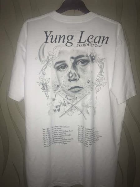 image of Sad Boys x Yung Lean Stardust T-Shirt in White, Men's (Size XL)