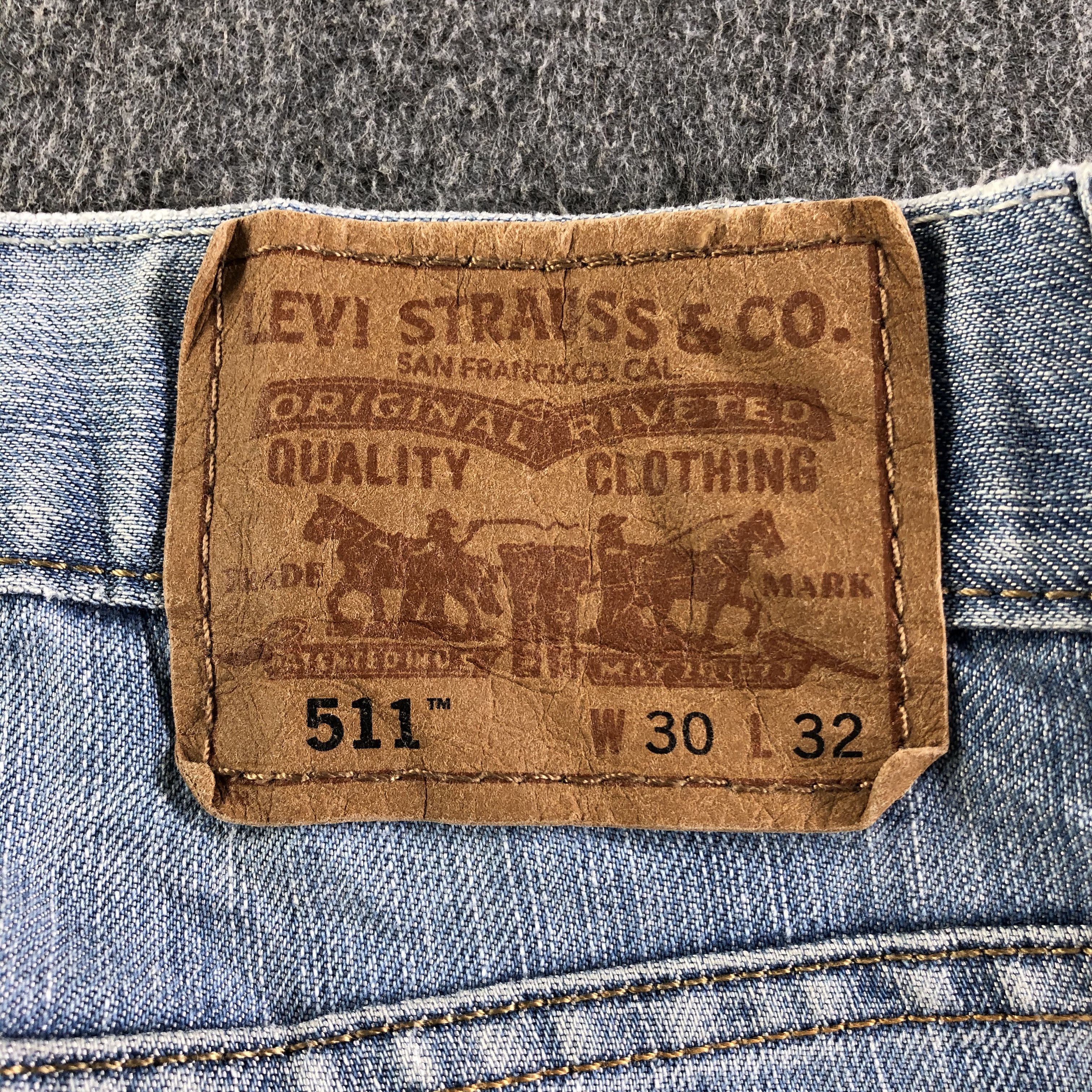 Levi's Vintage Blue Wash Levis 511 Jeans-J4501 Size US 29 - 5 Thumbnail