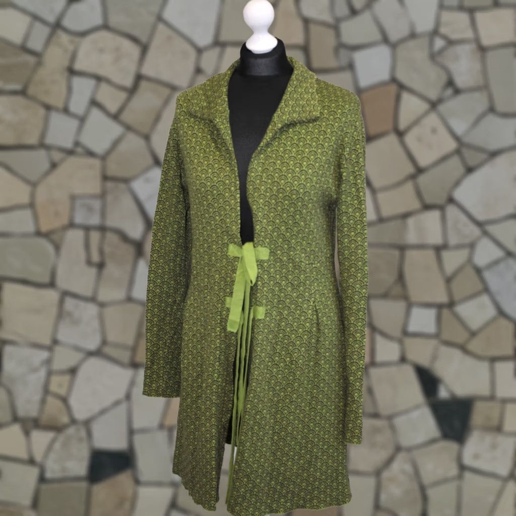 Vintage Avoca Anthology Cardigan Womens Green Long Jumper Size 2 Size XS / US 0-2 / IT 36-38 - 1 Thumbnail