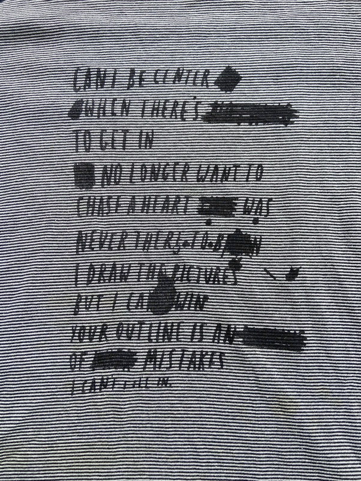 If Six Was Nine JAPANESE QUOTES HEARTS DOUBLE LAYER TEE Size US M / EU 48-50 / 2 - 5 Thumbnail