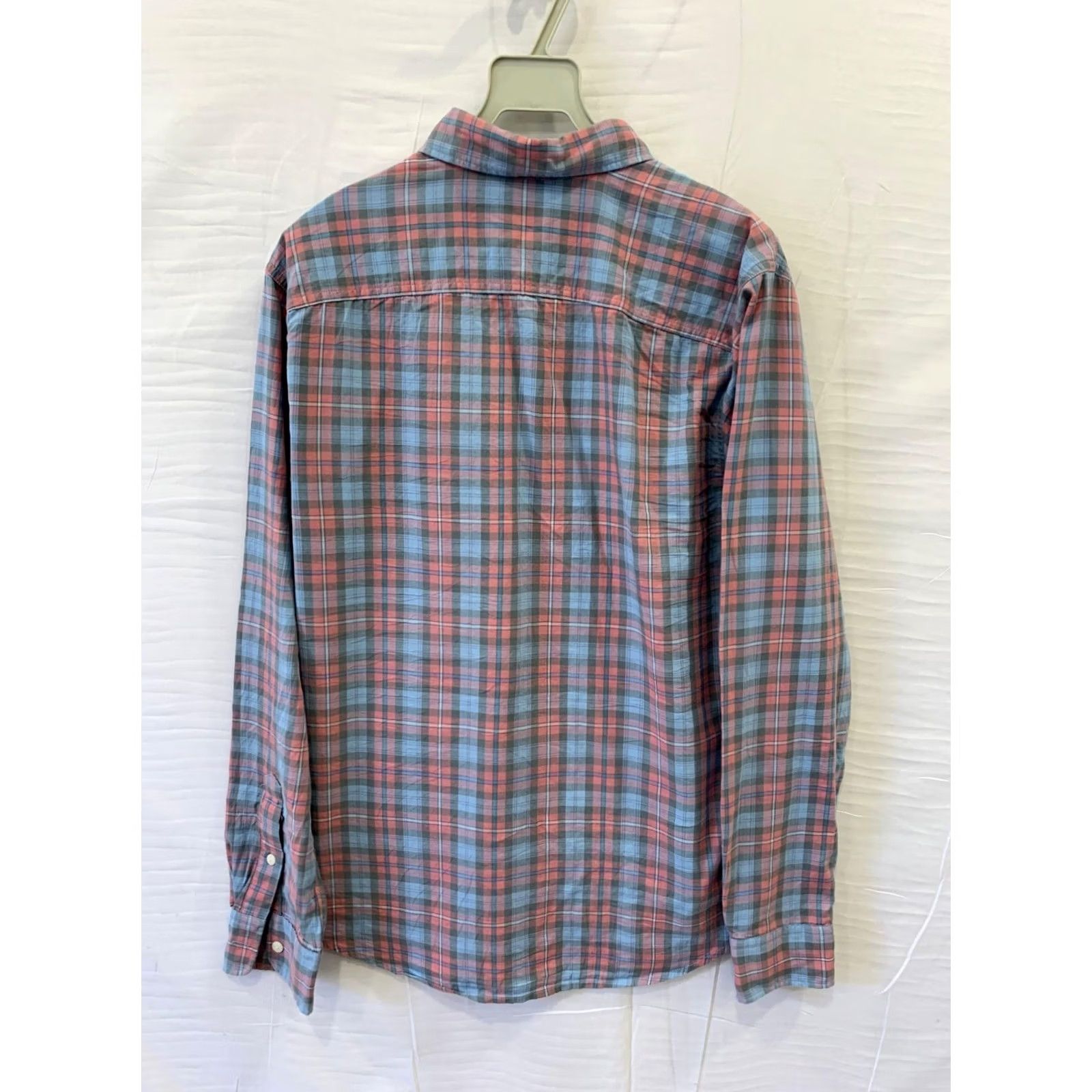 Faherty Faherty Brand Button-Down Shirt Plaid Long Sleeve Blue Pink Heritage S Mens Shirt Size US S / EU 44-46 / 1 - 2 Thumbnail
