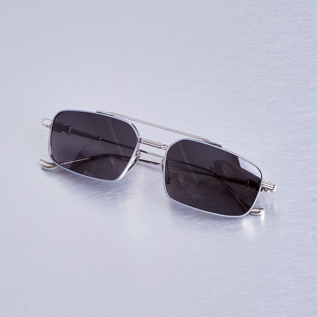 Chrome Hearts CHROME HEARTS LICK'N SHINY SILVER SUNGLASSES Size ONE SIZE - 6 Thumbnail