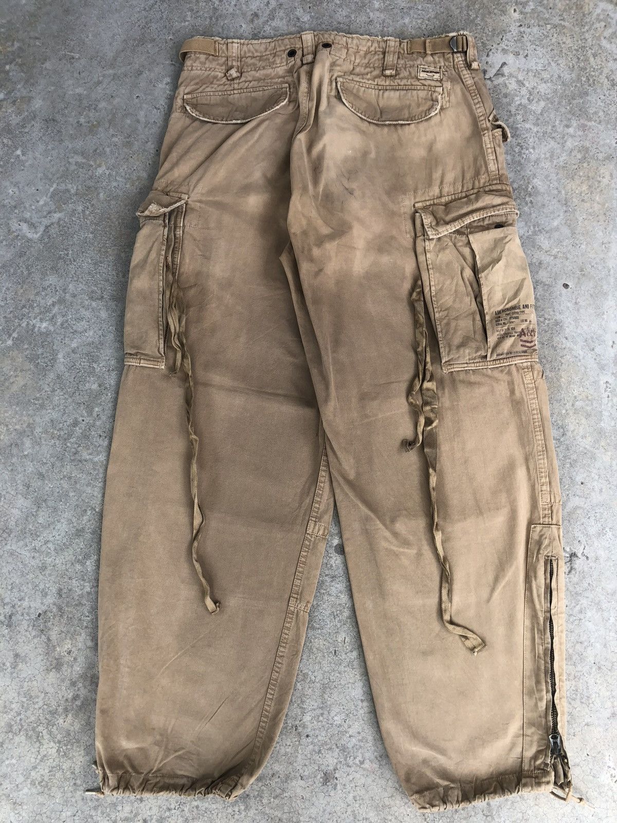 Abercrombie & Fitch Abercrombie Cargo Pants Tactical Bondage Size US 33 - 2 Thumbnail