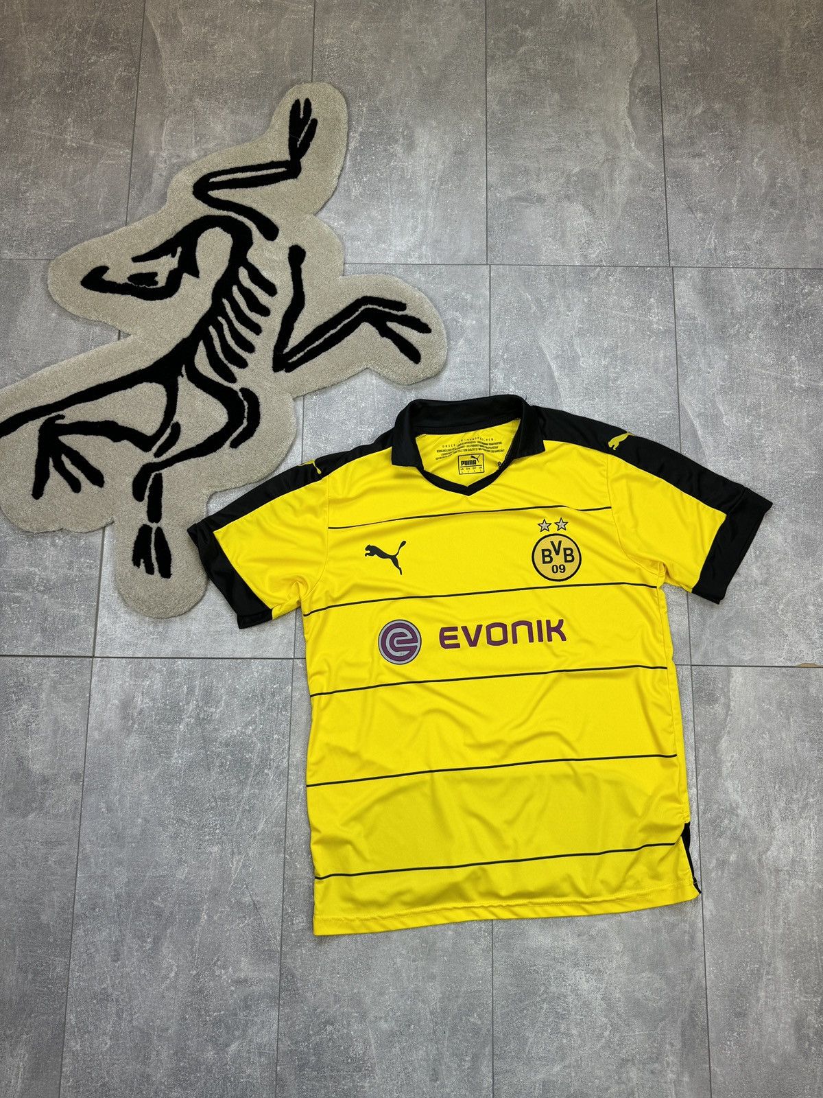 Puma Mens Vintage Puma Borussia Dortmund Aubameyang 17 T-Shirt Size US L / EU 52-54 / 3 - 18 Thumbnail