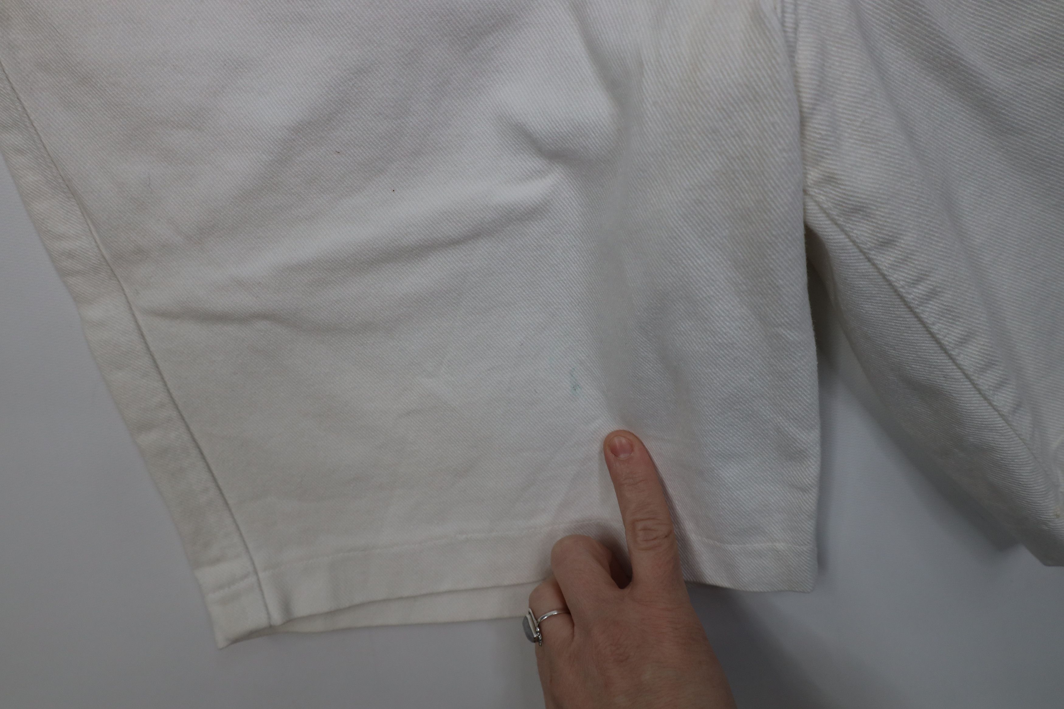 Guess Vintage 90s Guess Relaxed Fit Denim Jean Shorts White USA Size US 31 - 6 Thumbnail