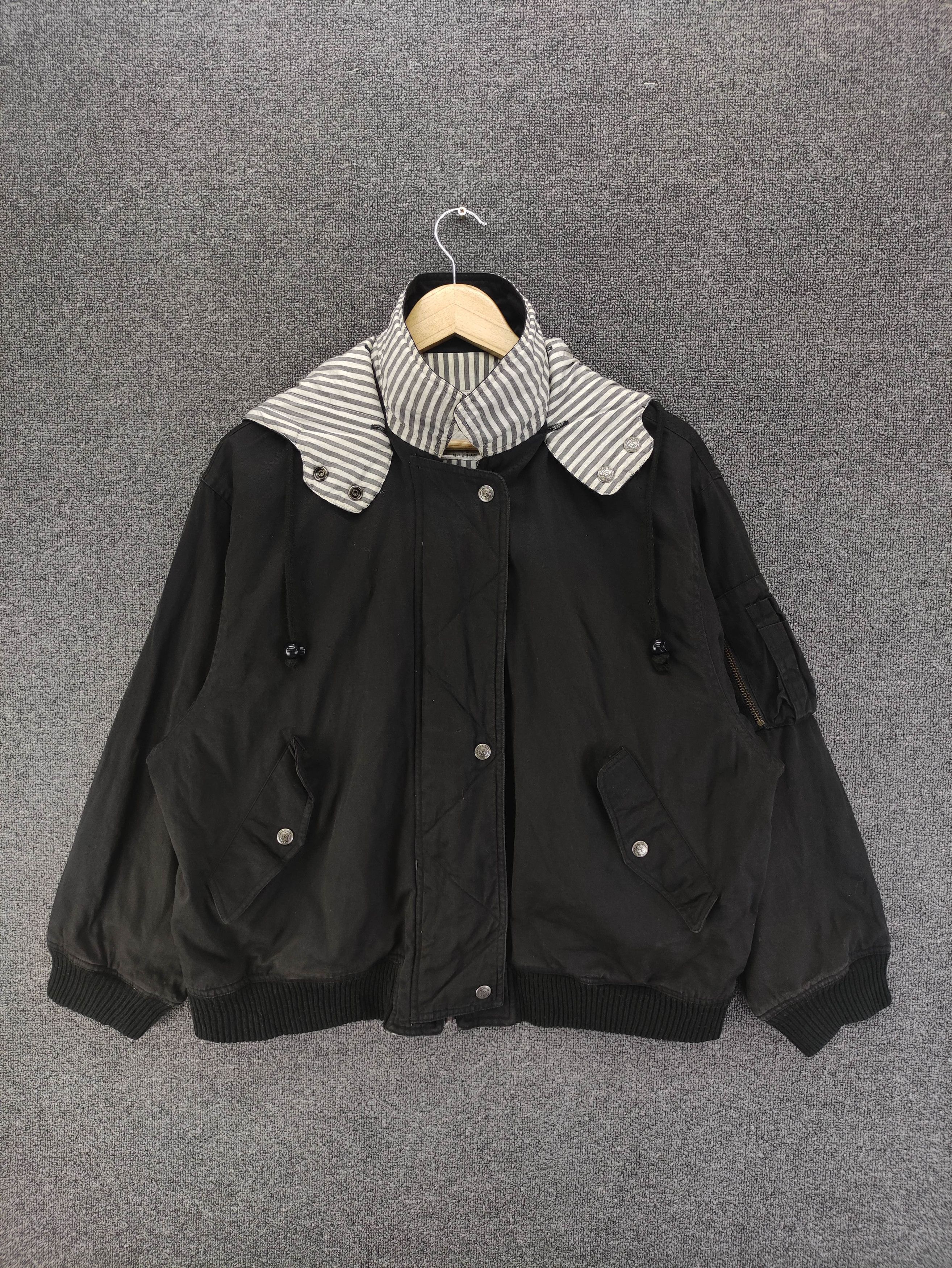Japanese Brand Vintage IL Suffit Reversible Bomber Jacket Zipper Hoodie Size US L / EU 52-54 / 3 - 1 Thumbnail