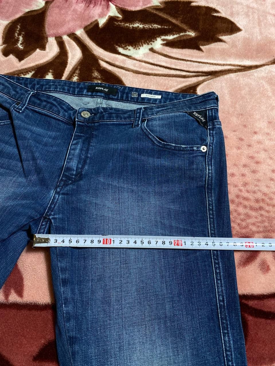 Japanese Brand Vintage Dirty Baggy Faded Jean Japan Avant Garde Style Size US 32 / EU 48 - 19 Thumbnail