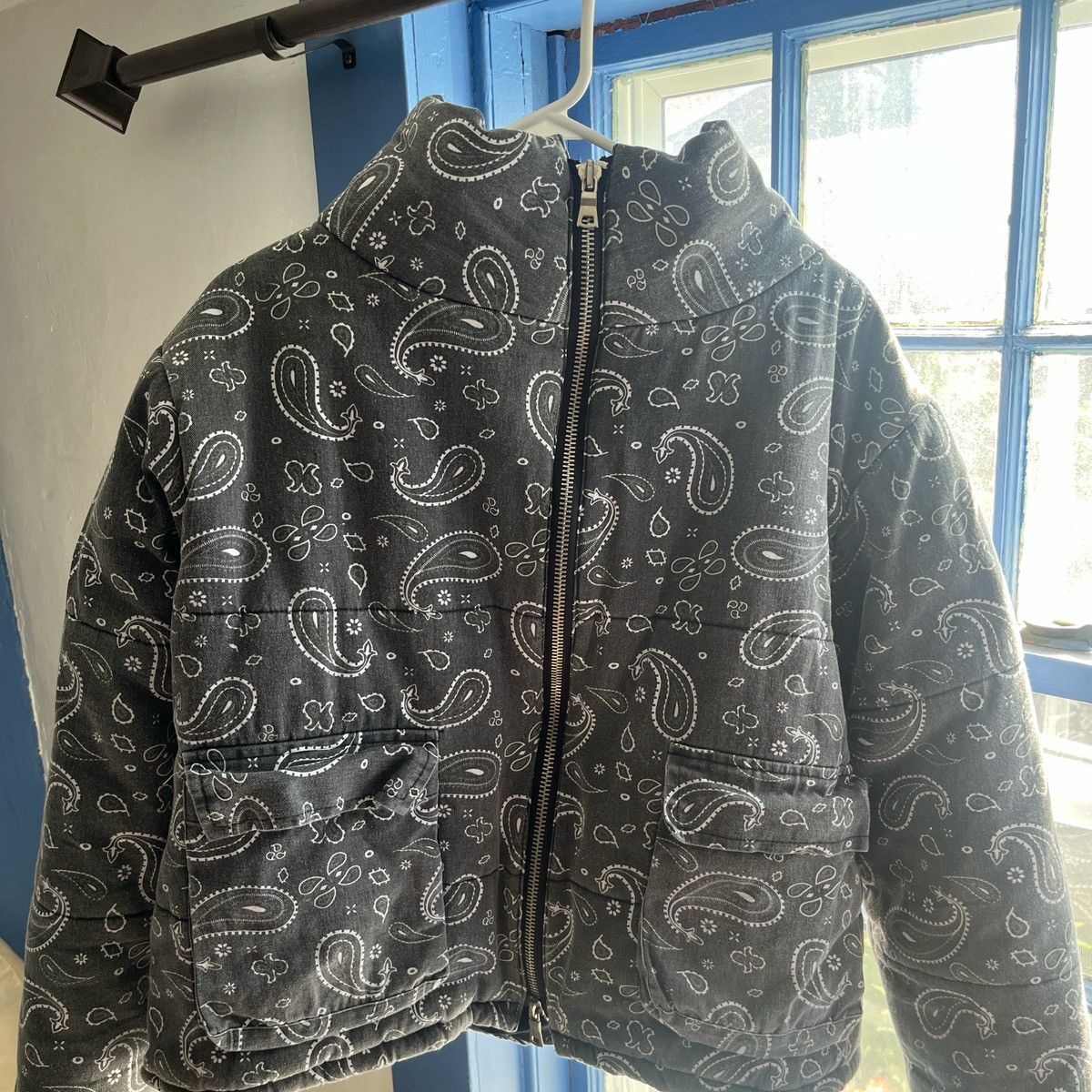 MNML Mnml Grey Paisley Jacket Size US M / EU 48-50 / 2 - 1 Thumbnail