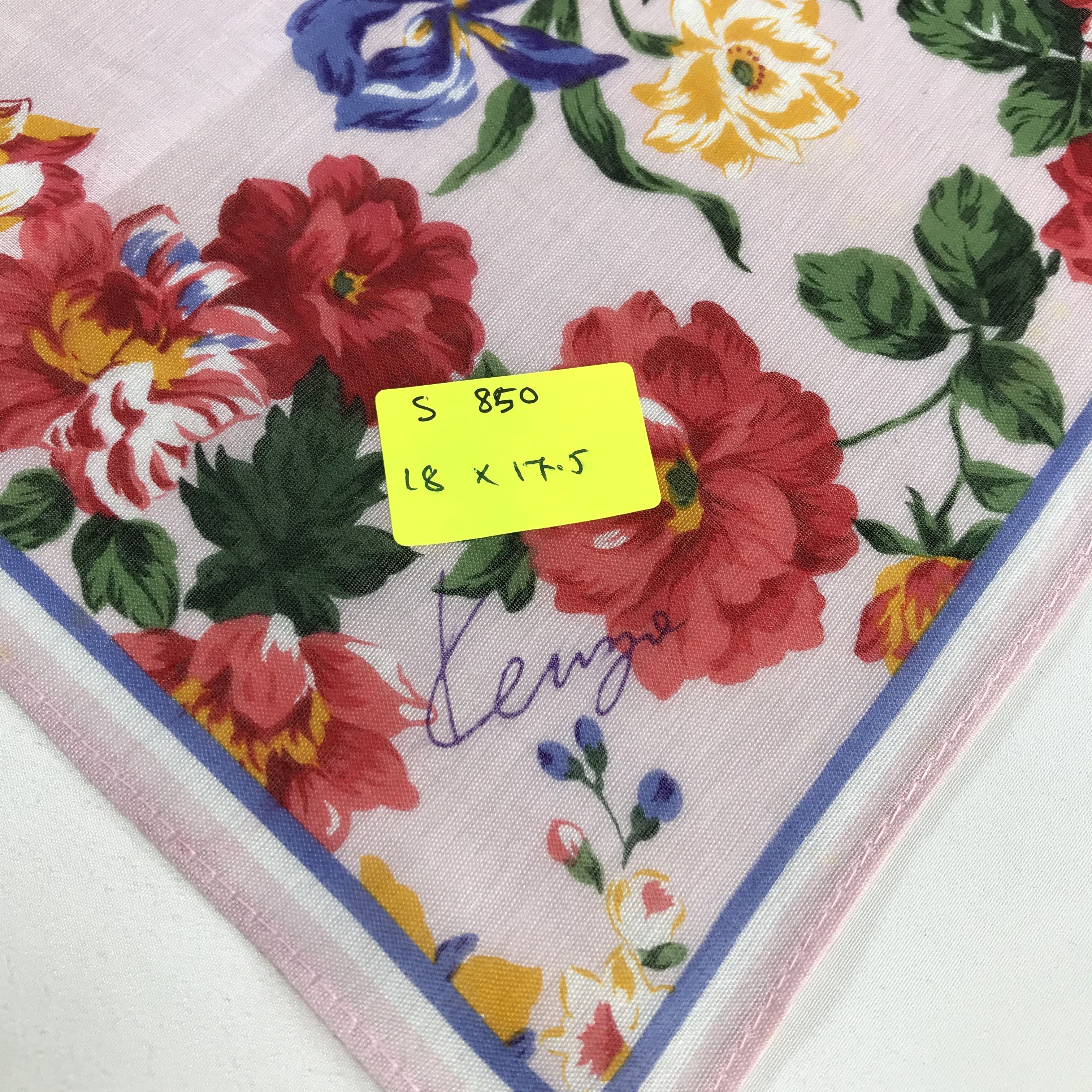 Kenzo × Vintage Kenzo Bandana / Handkerchief / Neckerchief - S850 Size ONE SIZE - 5 Thumbnail