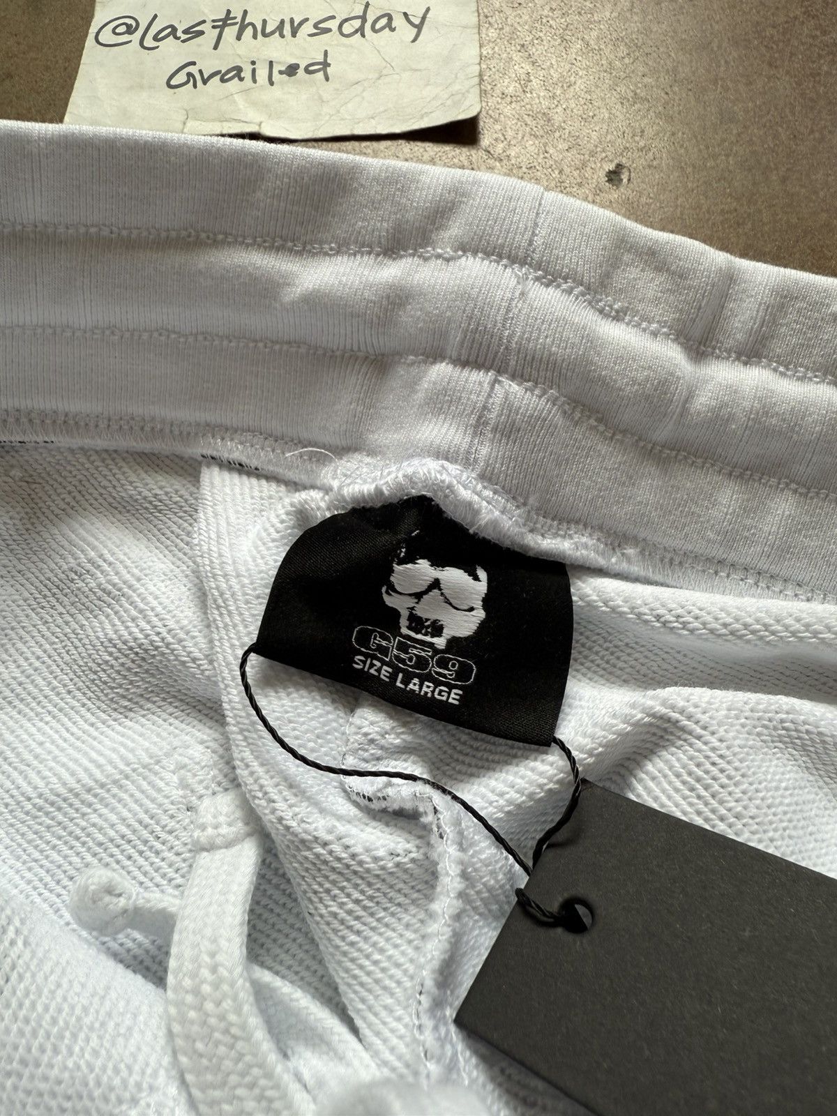G59 Records $UICIDEBOY$ G59 Records Razor Sweatpants White Large Size US 34 / EU 50 - 6 Thumbnail