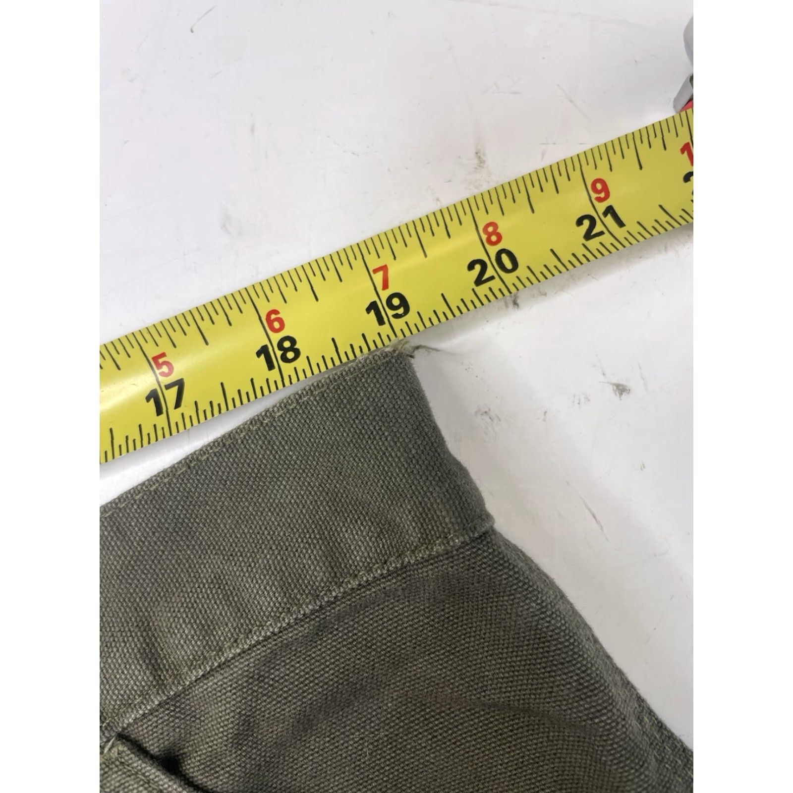 Carhartt VINTAGE Carhartt Work Shorts Men’s 40 Green Canvas Cargo 5-Pocket USA 90s Grunge Retro Utility Cotton Zipper Button Inseam 9in Size US 40 / EU 56 - 3 Thumbnail