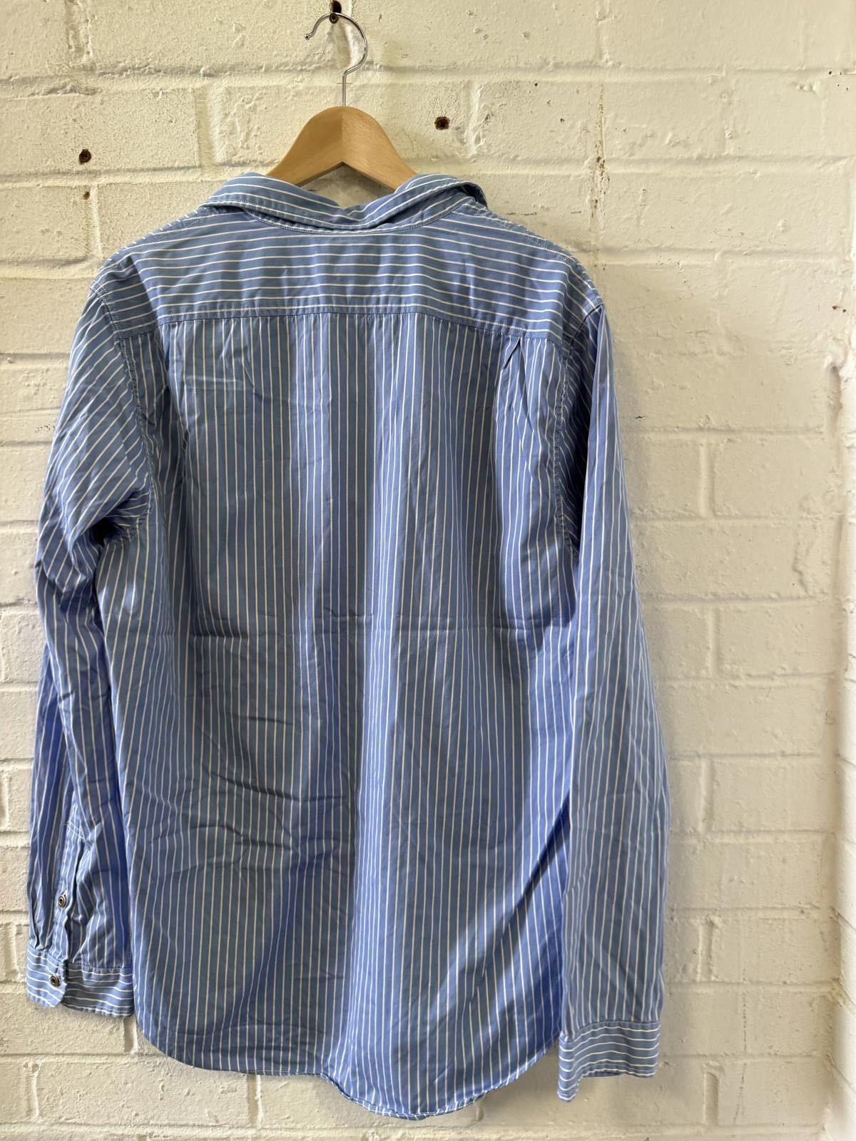 Designer Polo Jeans Company Men's Casual Button-Down Shirt XL Blue & Size US XL / EU 56 / 4 - 4 Thumbnail