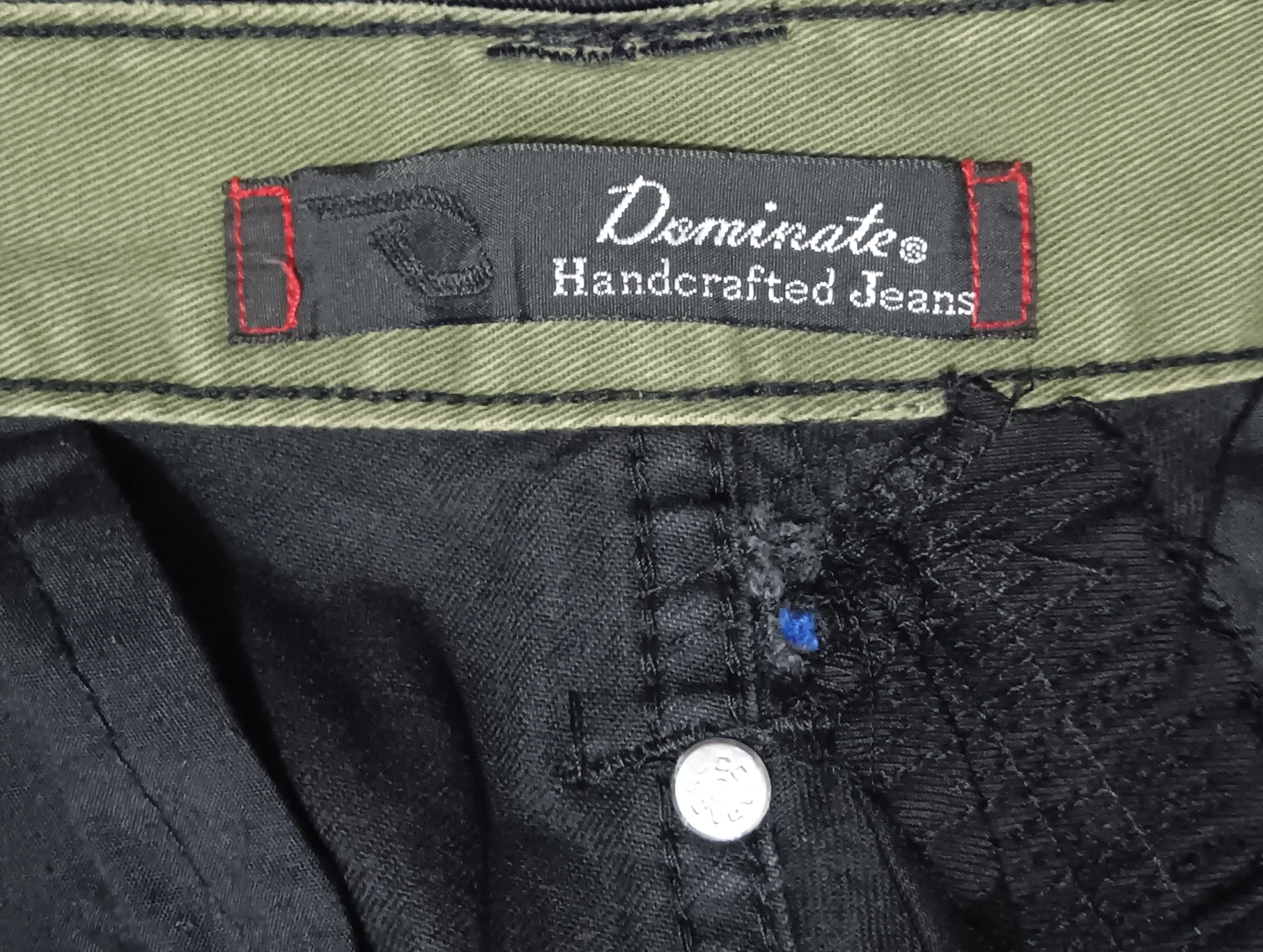 If Six Was Nine DOMINATE MULTIPOCKET BACK BUCKLE JEANS Size US 31 - 2 Thumbnail