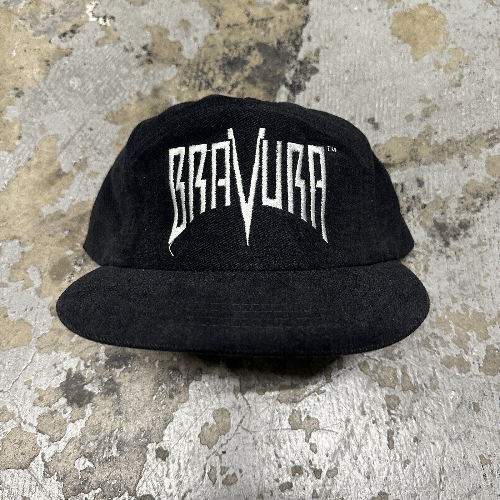 Marvel Comics × Vintage Vintage 1995 Bravura Comic Book Promo Black Strapback Hat Size ONE SIZE - 1 Thumbnail