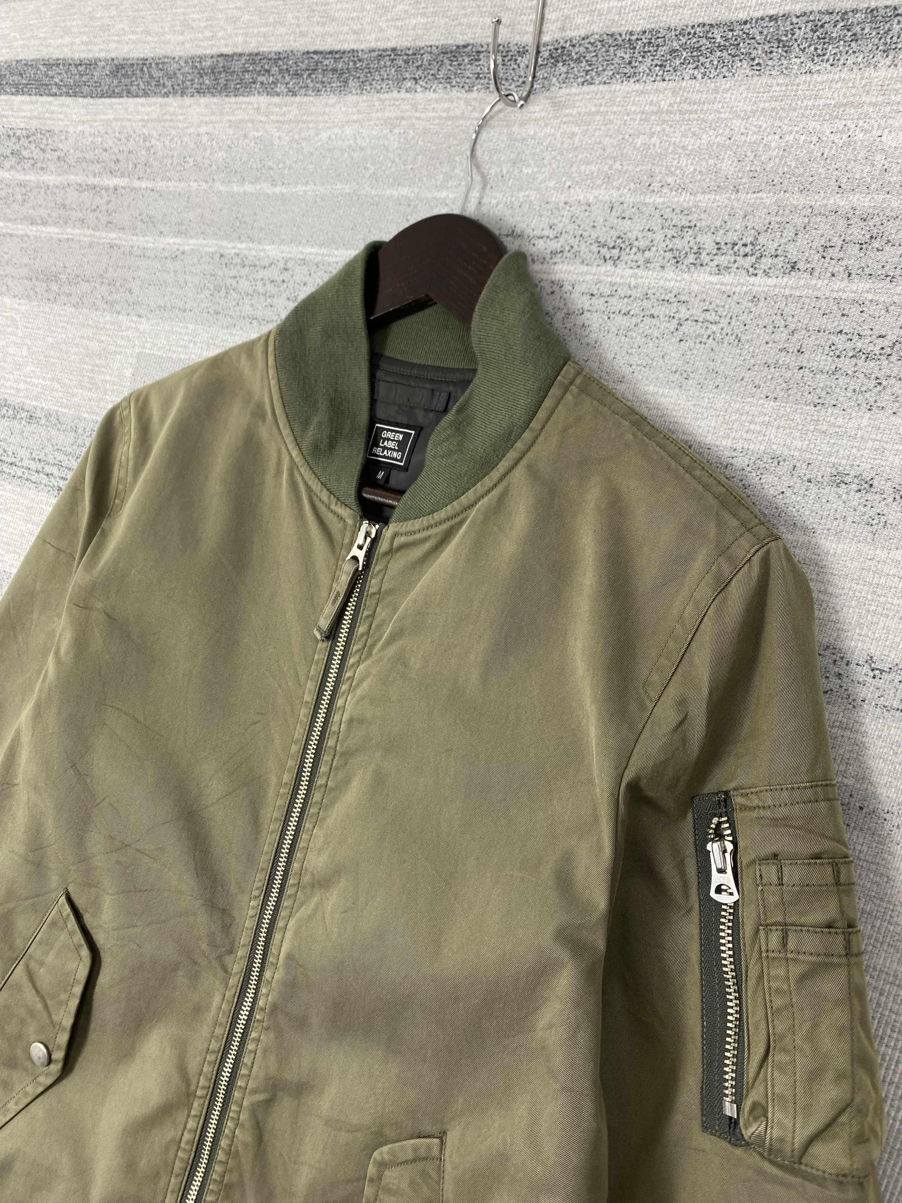 Japanese Brand × Vintage Vintage Green Label Relaxing Bombers Jacket Size US M / EU 48-50 / 2 - 3 Thumbnail