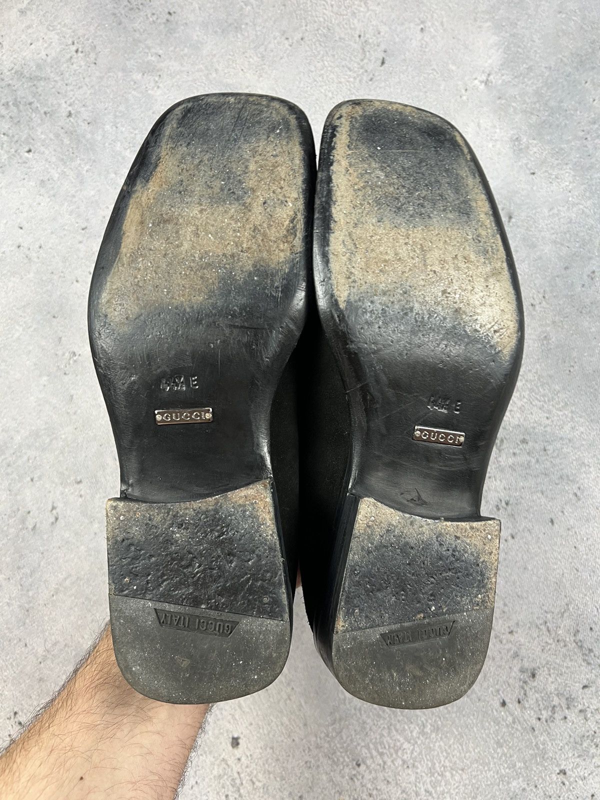 Gucci Vintage Gucci horse bit suede loafers Size US 11.5 / EU 44-45 - 6 Thumbnail