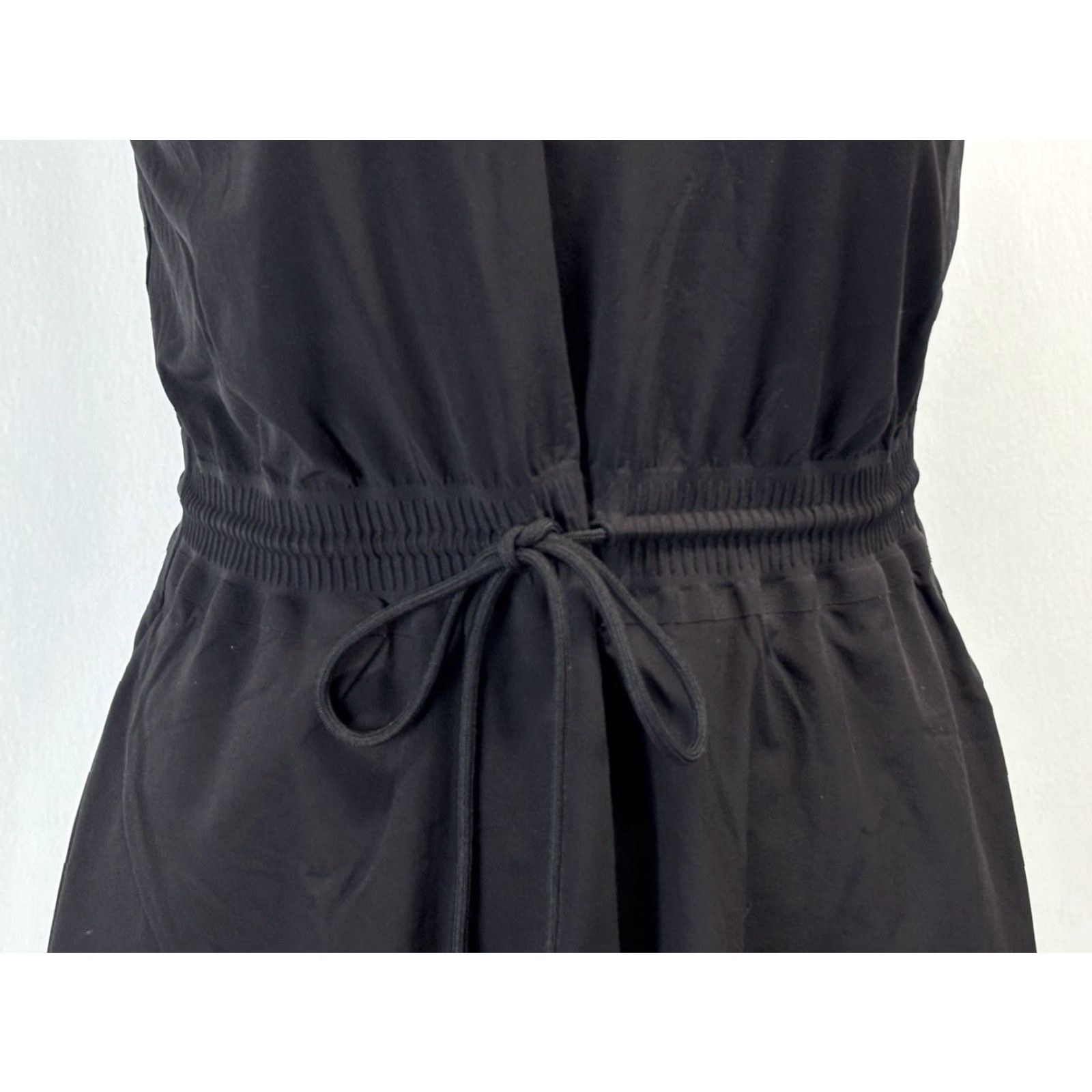 Athleta Athleta Women's Size Small Black Savannah Strap Mini Athletic Tie Waist Dress Size S / US 4 / IT 40 - 6 Thumbnail