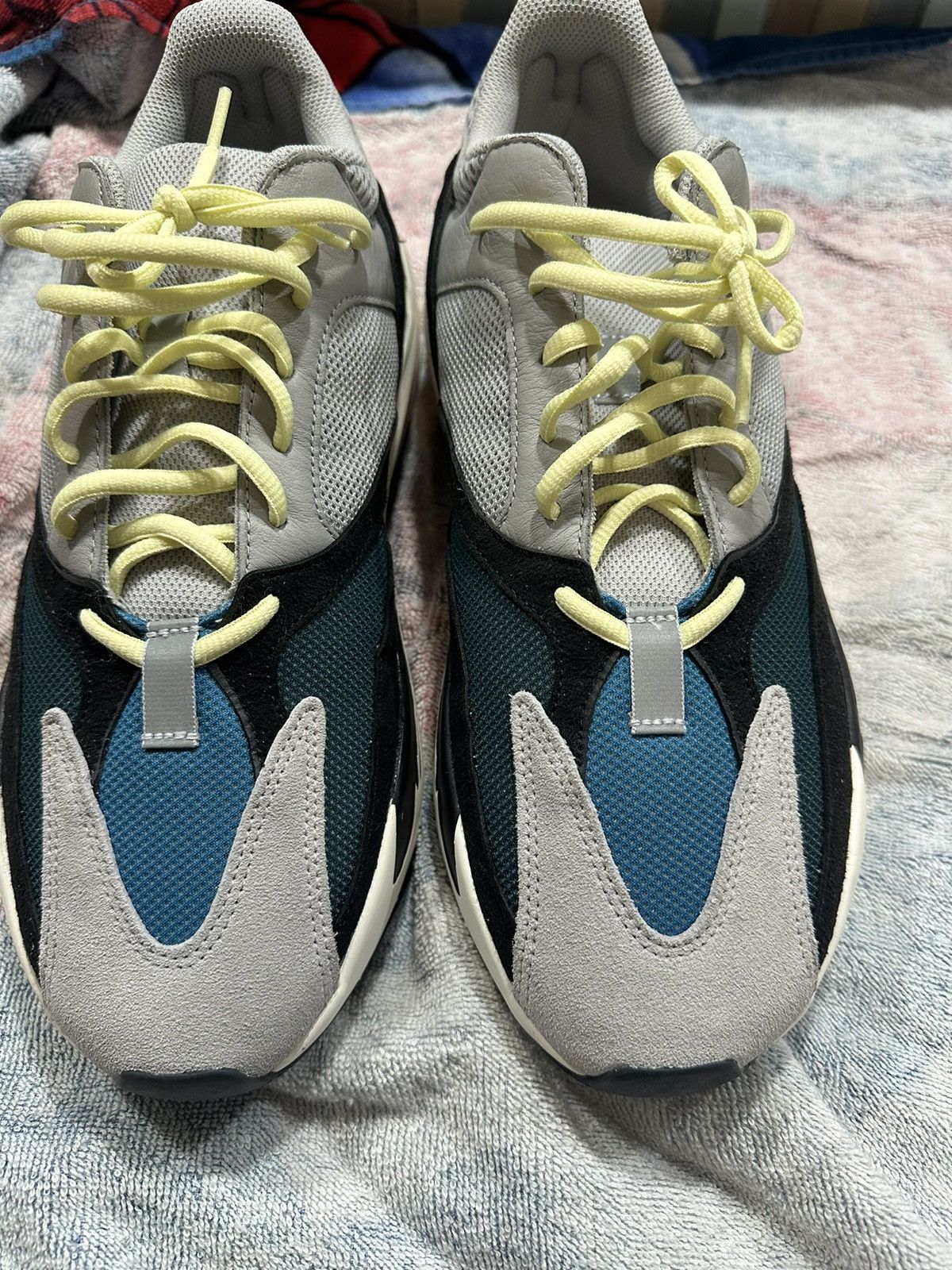 image of Adidas x Kanye West Yeezy 700 Wave Runner Shoes in Medium Grey Solid, Men's (Size 12)