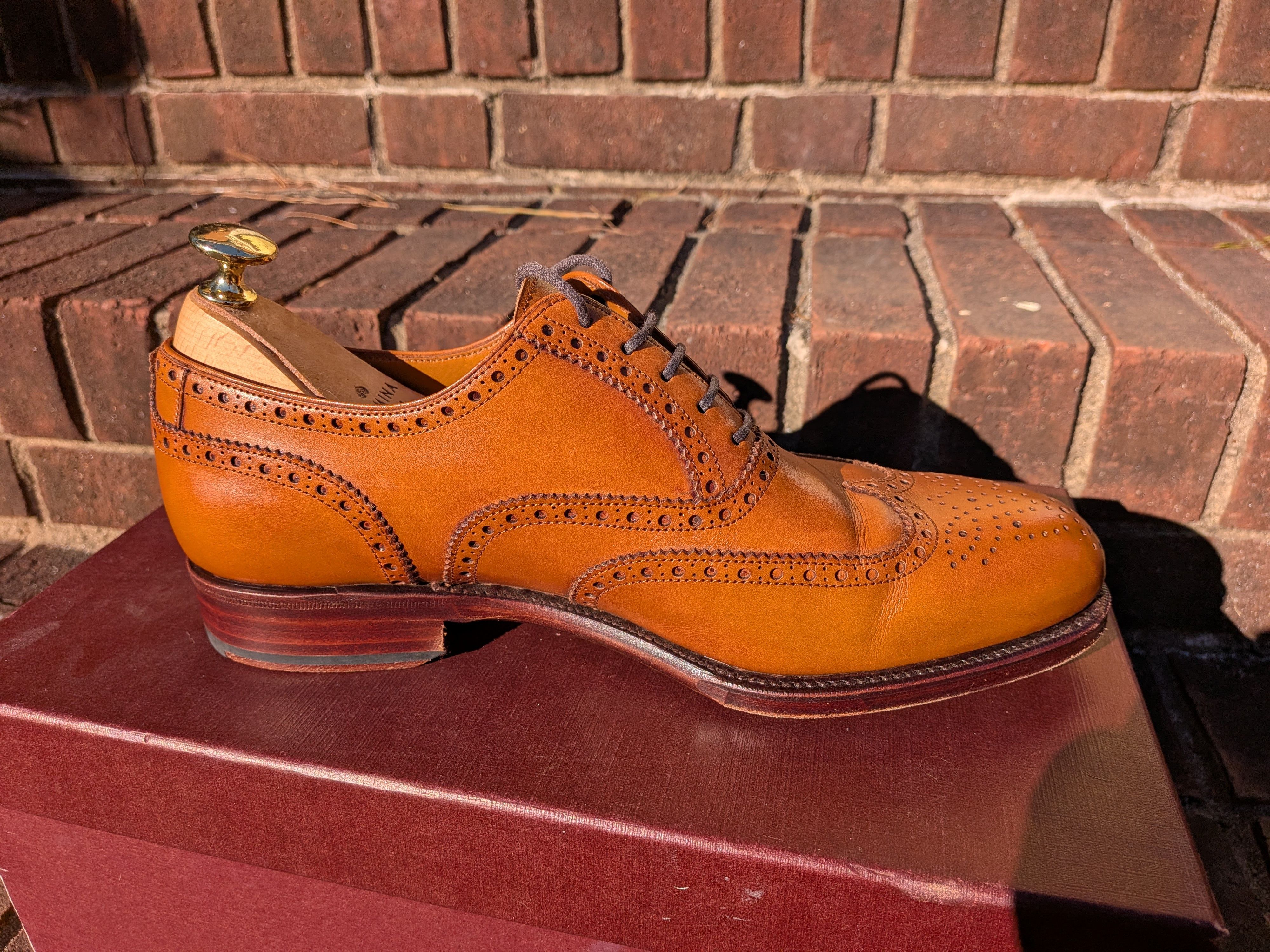 Carmina Carmina Wingtip Oxfords Size US 8 / EU 41 - 4 Thumbnail