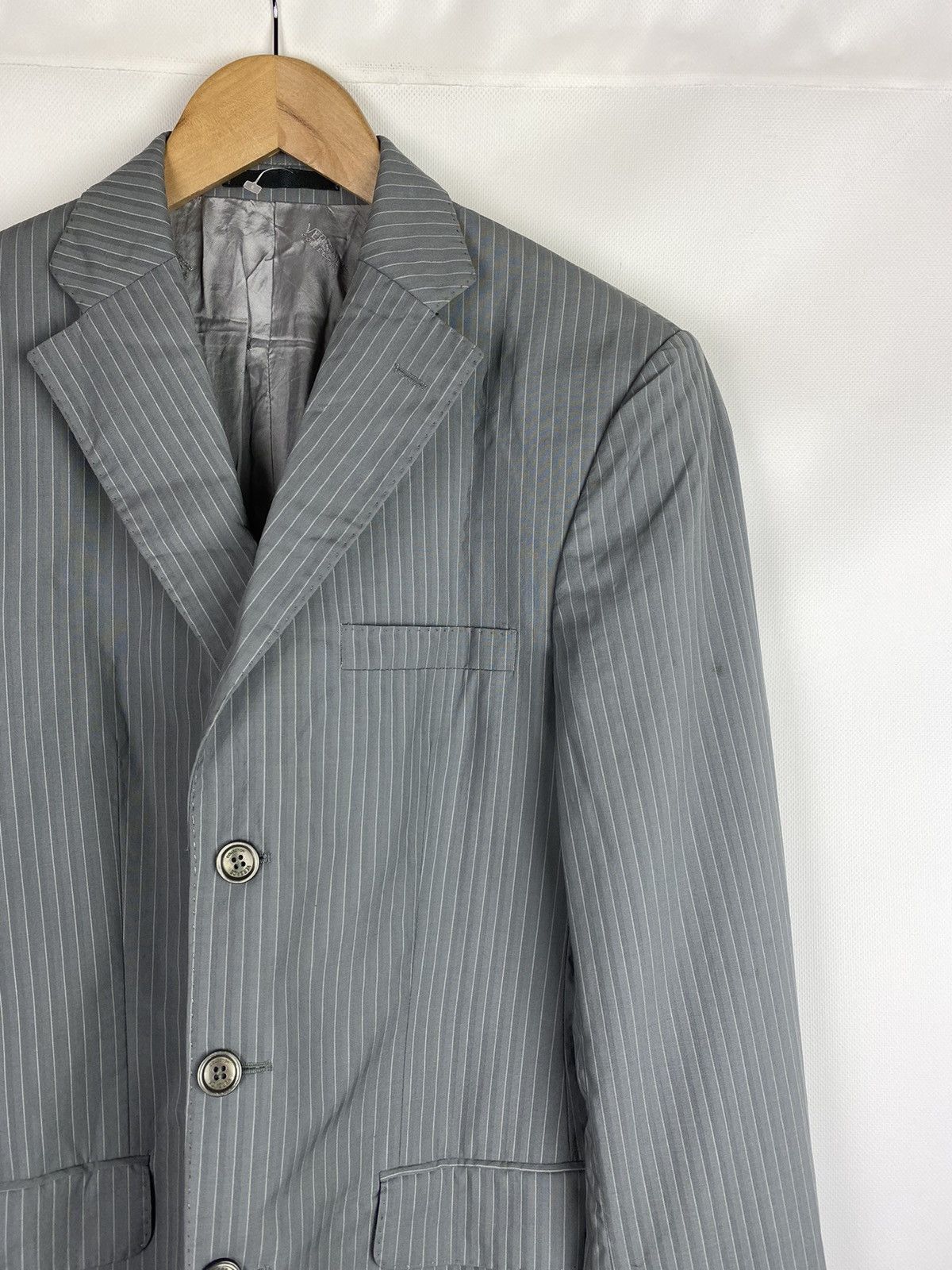Versace Versace Collection men’s wool striped blazer jacket Size 38R - 5 Thumbnail