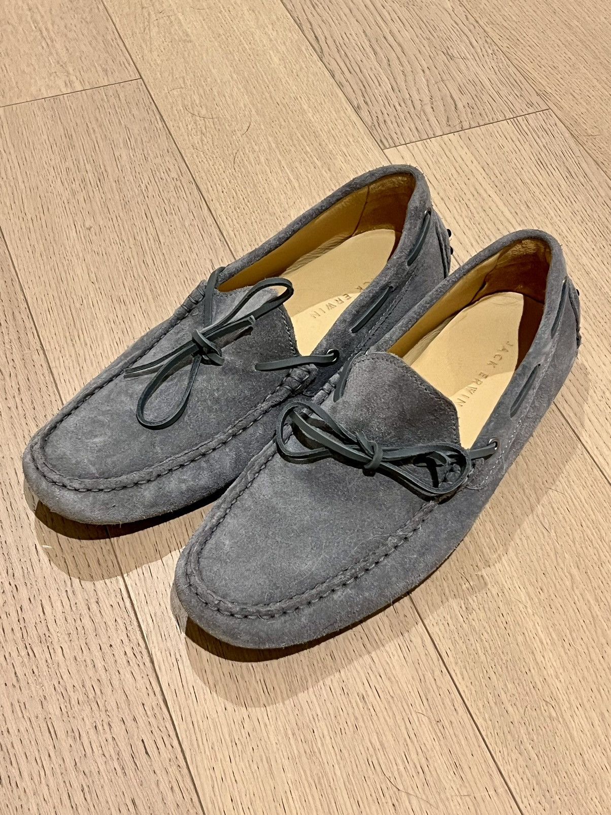 Jack Erwin Blue/Grey Driving Loafers | Grailed