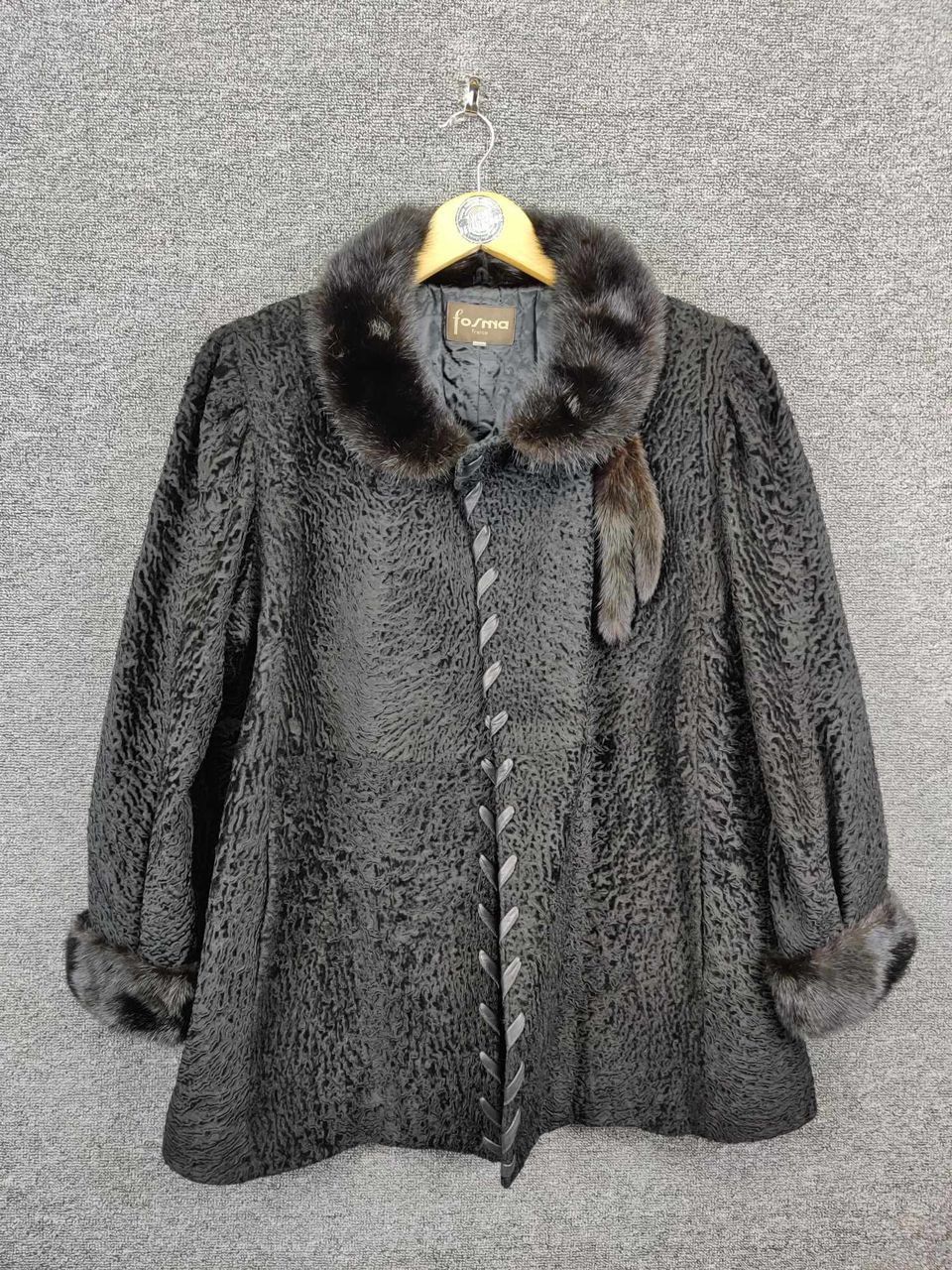 Other Fosma France Faux Fur Suede Leather Coat Jacket Size US M / EU 48-50 / 2 - 1 Thumbnail