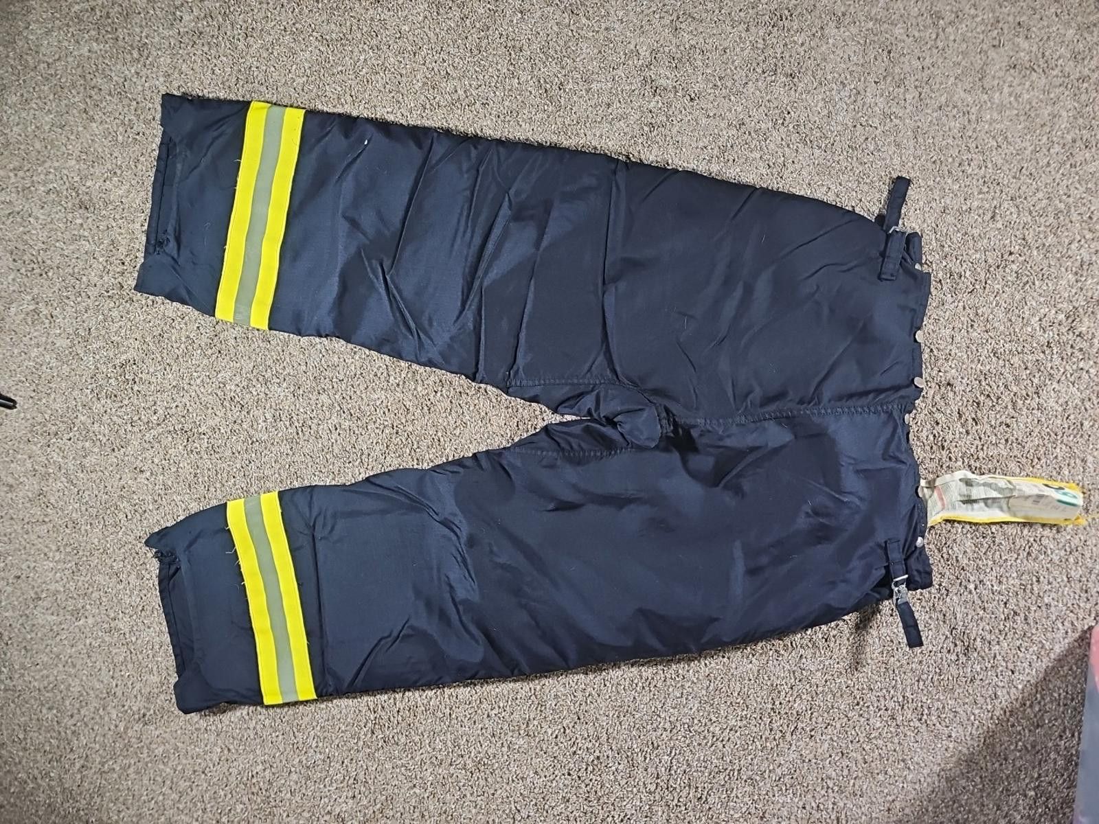 Other VINTAGE Morning Pride Firefighter Pants 44x32 Turnout Lined Size ONE SIZE - 8 Thumbnail