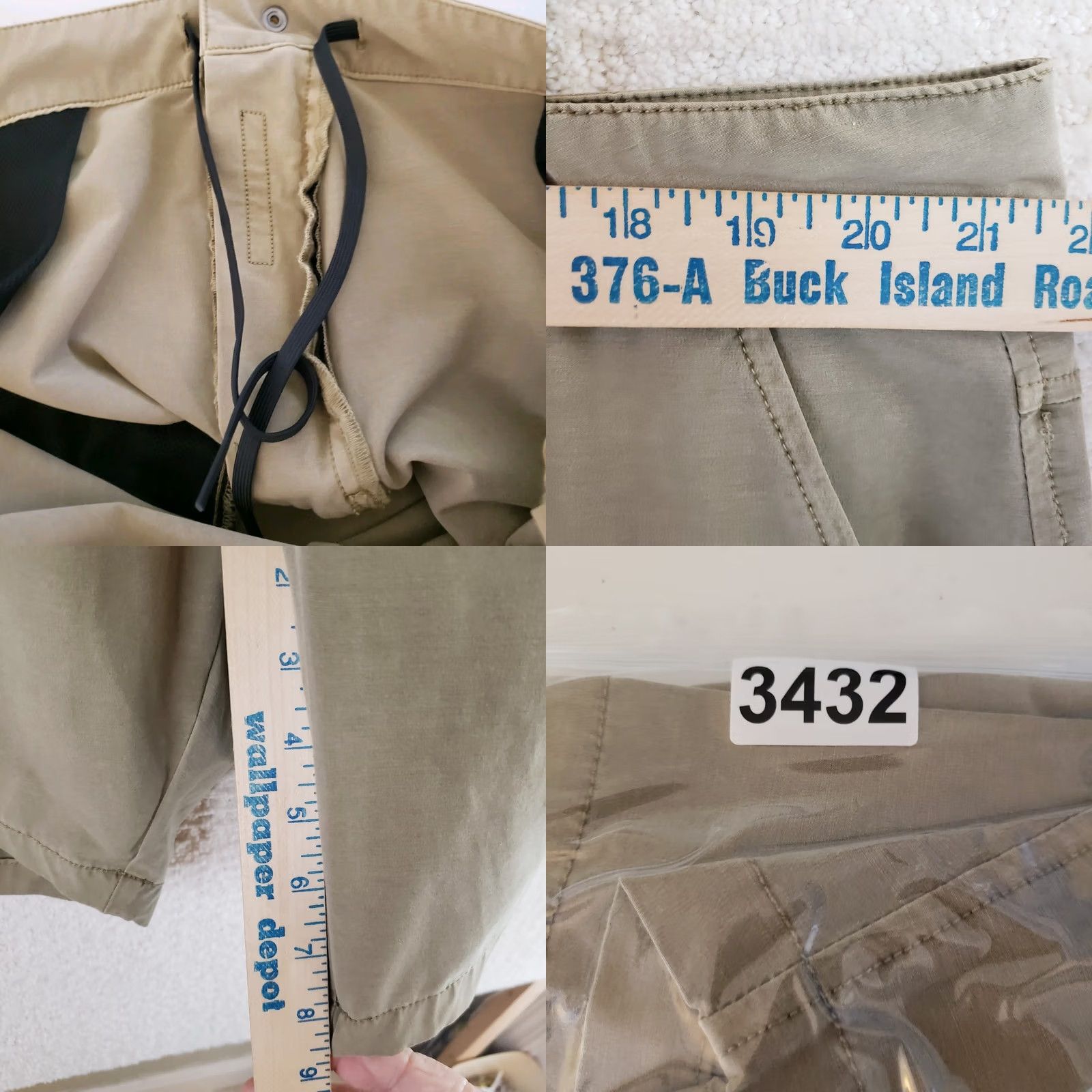 Lucky Brand Lucky Brand Shorts Mens 42x9 Beige Chino Regular Fit Pockets Outdoor Beach Slim? Size US 42 / EU 58 - 9 Thumbnail
