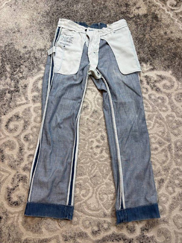 Levi's Rare Levi’s Archive Cinch Back Denim Star Zipper Jeans Size US 31 - 3 Thumbnail