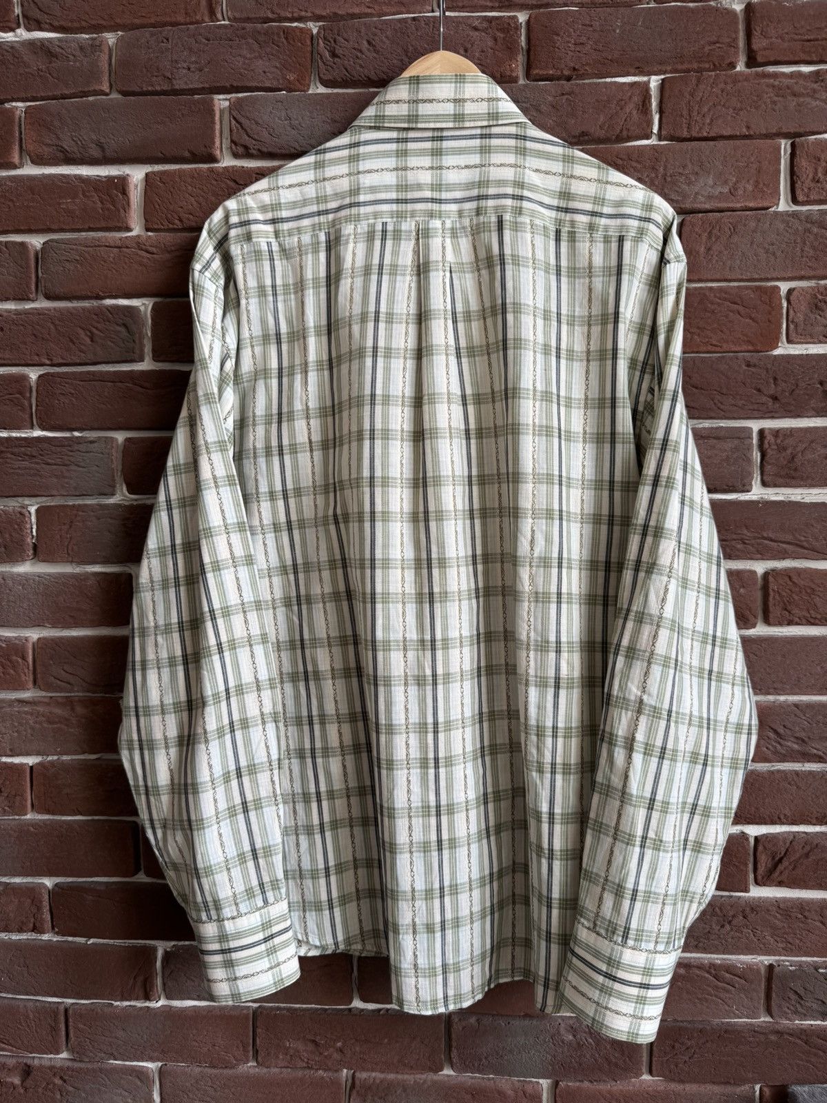 Vintage Vintage 90s Yves Saint Laurent Button Up Shirt Long Sleeve Size US XL / EU 56 / 4 - 2 Thumbnail
