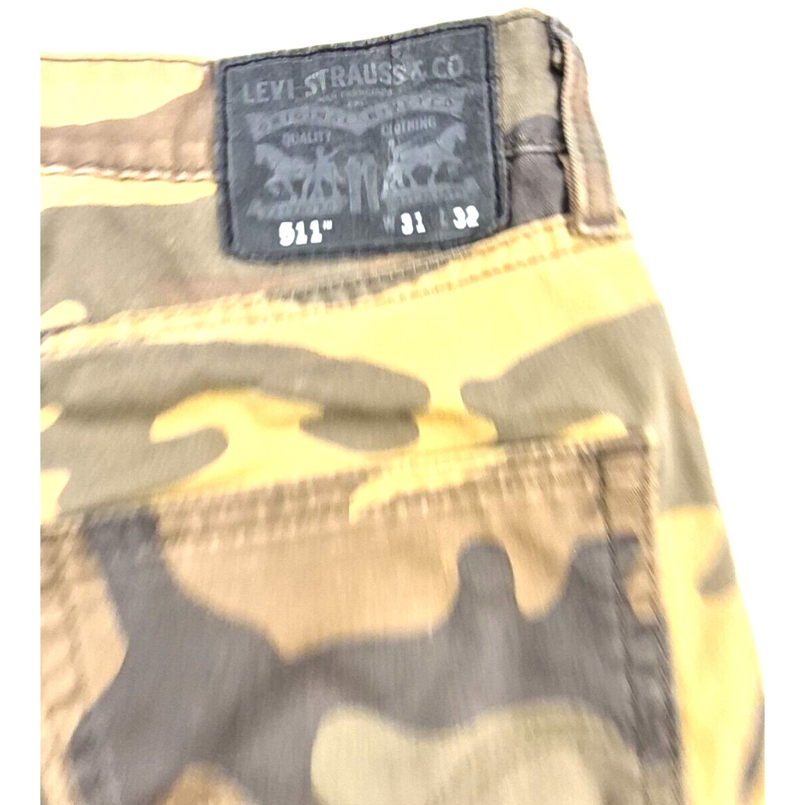 Levi's Levi’s 511 Women Camo Jeans Retro Woodland 31x32 Size 31" - 7 Thumbnail