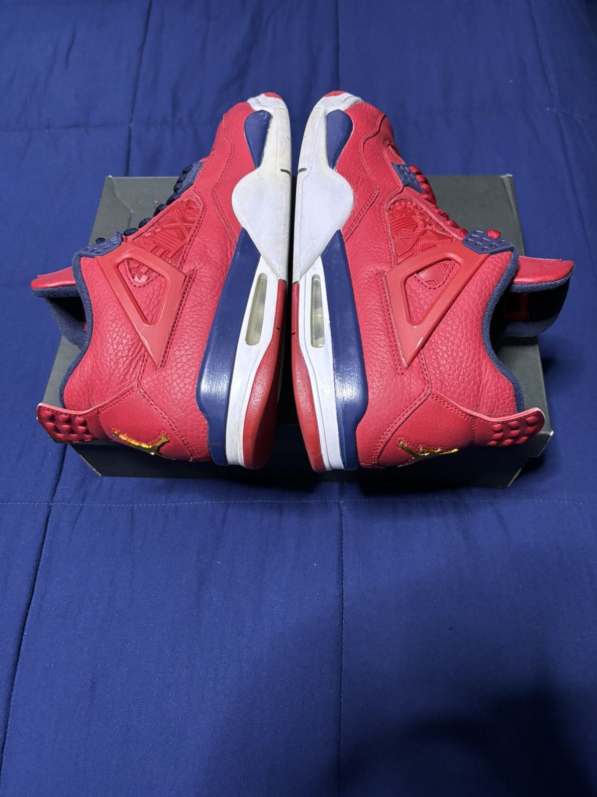 Jordan Brand Jordan 4 Retro FIBA 2019 Size 11.5 Size US 11.5 / EU 44-45 - 2 Thumbnail