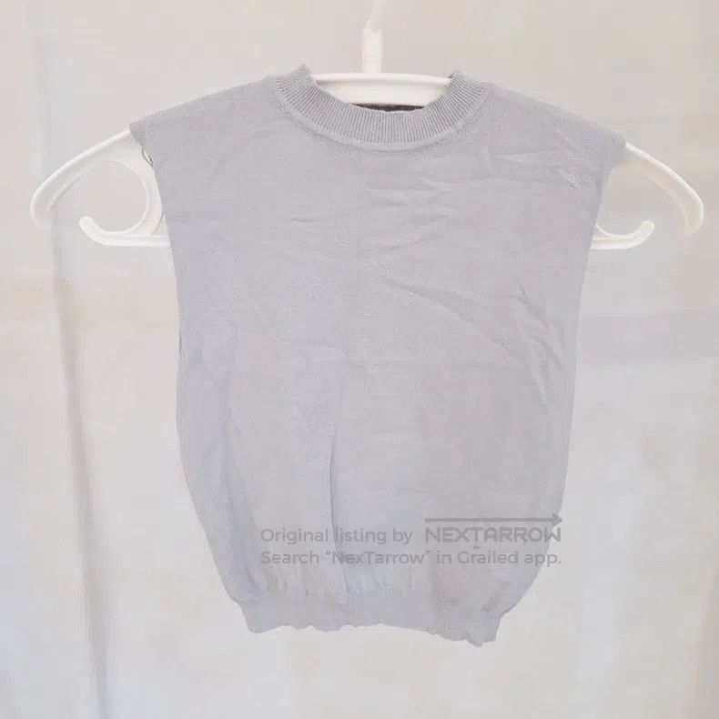 Fendi Fendi Grey sleeveless knit sweater Size XXS / US 00 / IT 34 - 1 Thumbnail