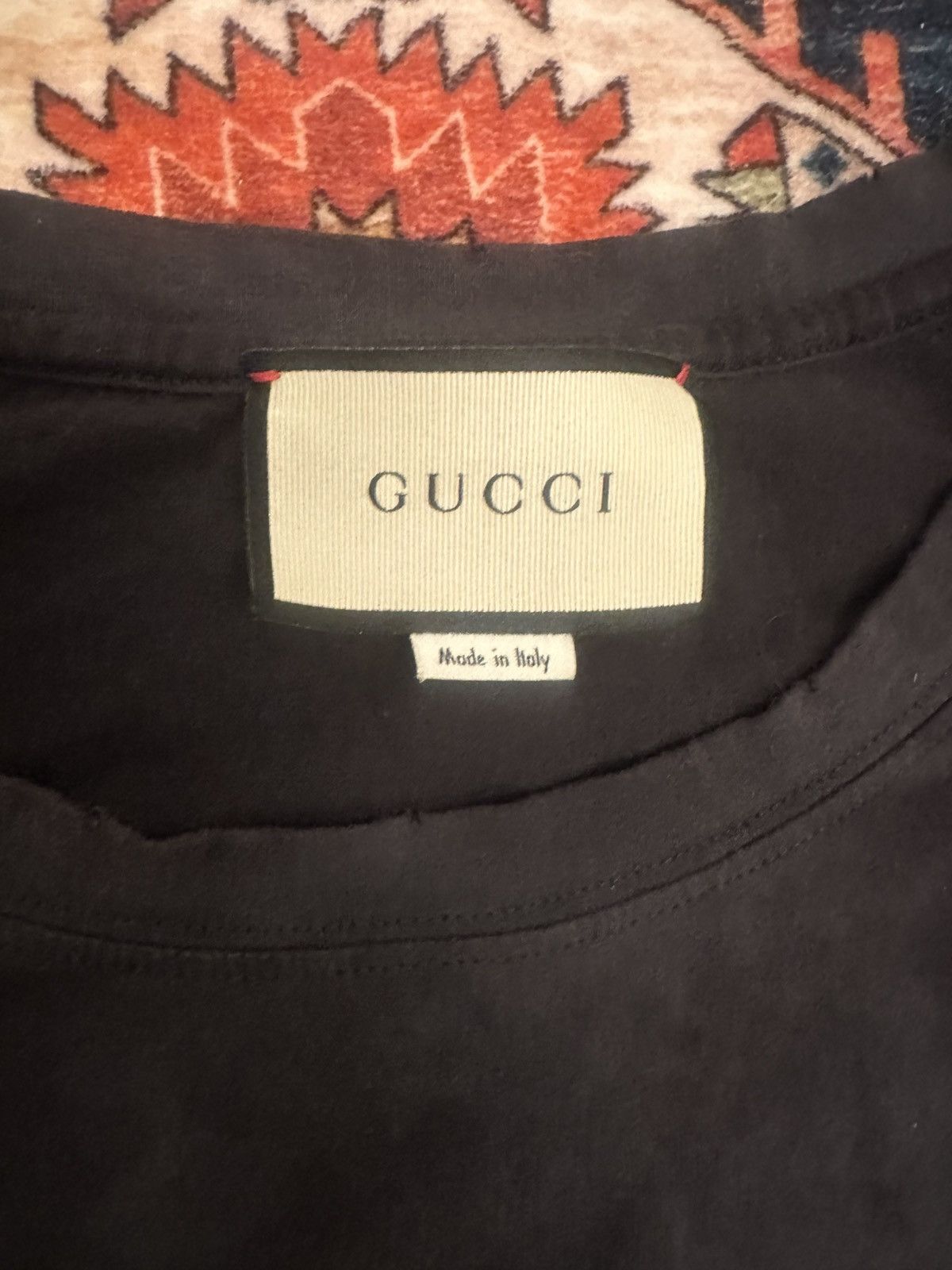 Gucci Men's Black AC/DC Printed T-shirt Size US XL / EU 56 / 4 - 4 Thumbnail