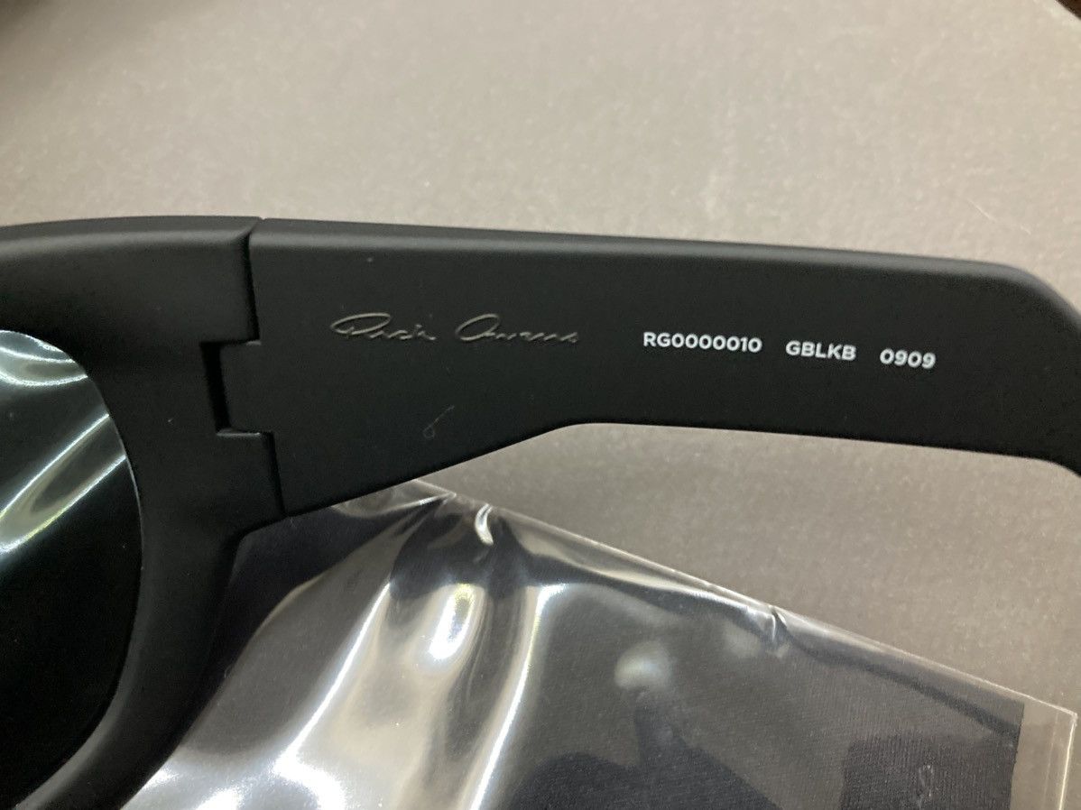 Rick Owens NEVER WORN/ Rick Owens Matt Black Davis Sunglasses Size ONE SIZE - 6 Thumbnail