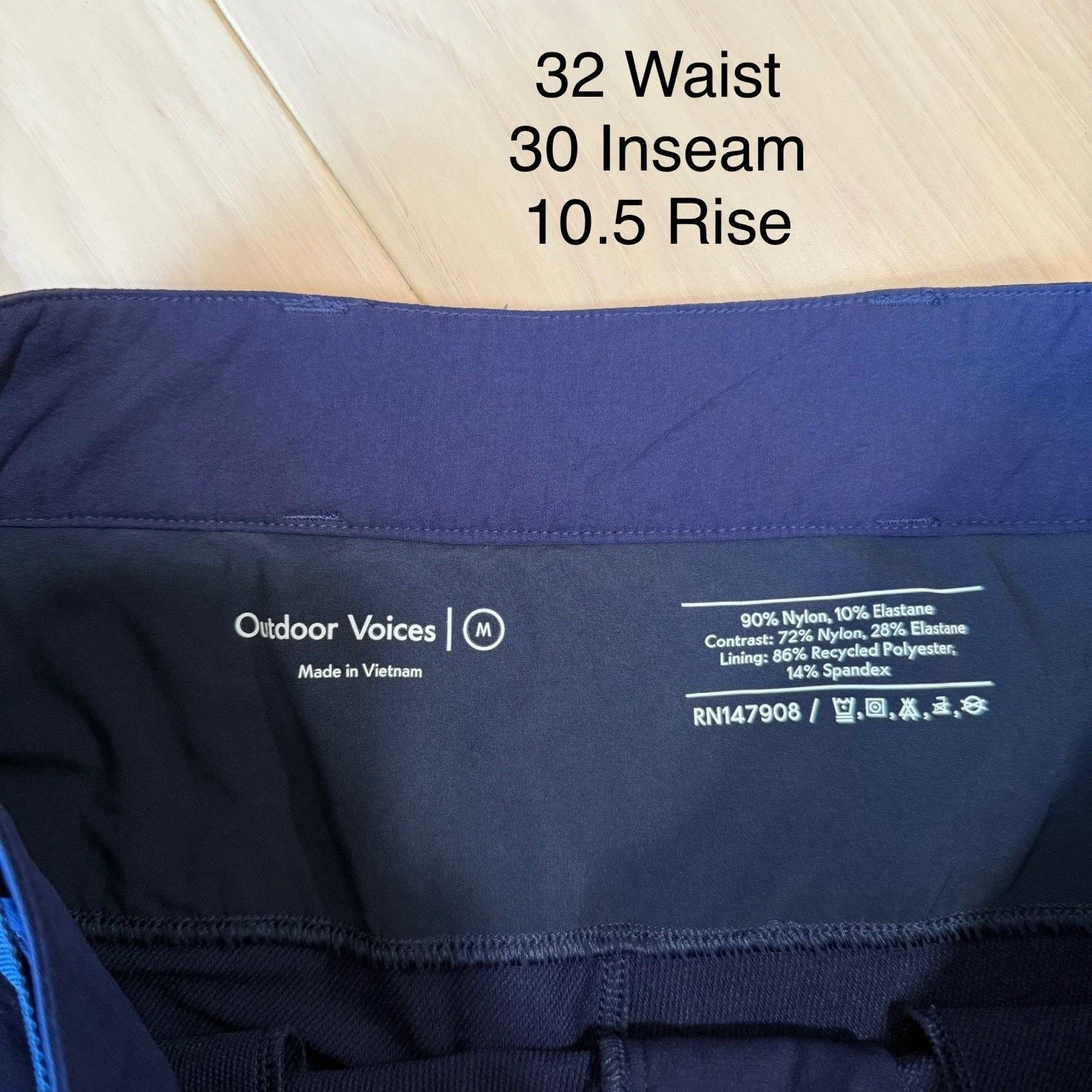Outdoor Voices Outdoor Voices Rectrek Convertible Pants Medium Blue Size US 30 / EU 46 - 5 Thumbnail