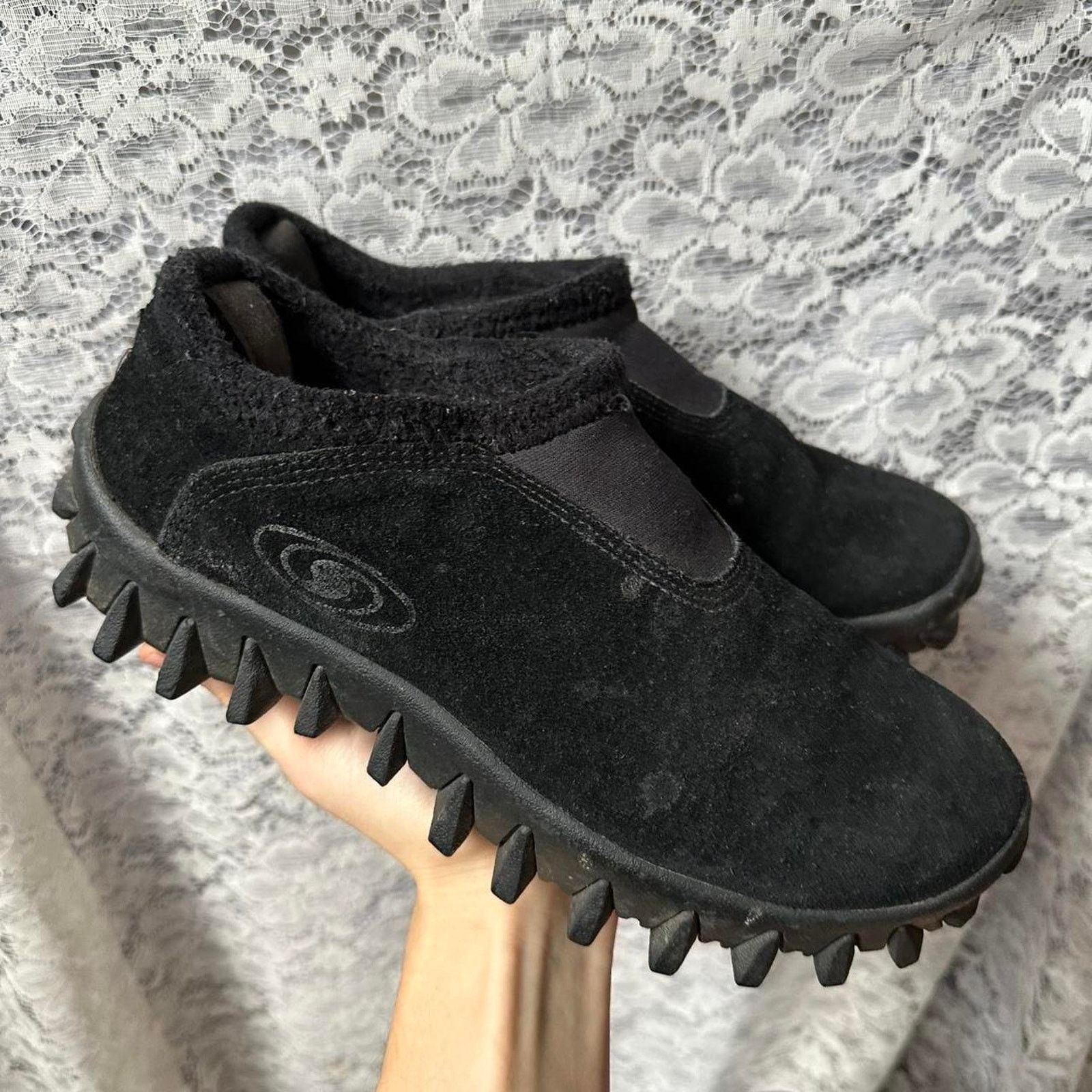Salomon × Vintage Vintage 00s Black Salomon Chunky Snow Clog Slip 